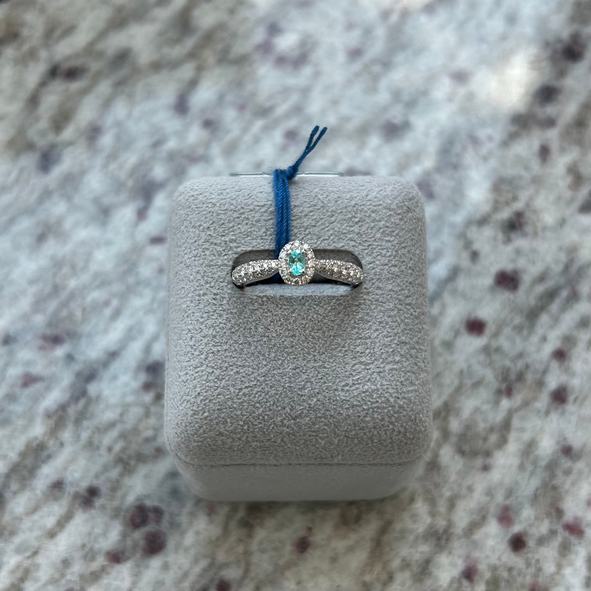 大人気パリの小路 パライバリング中石0.1ct前後 OV PT〜ブラジル産 GIA|A Jewelry Box 公式通販サイト