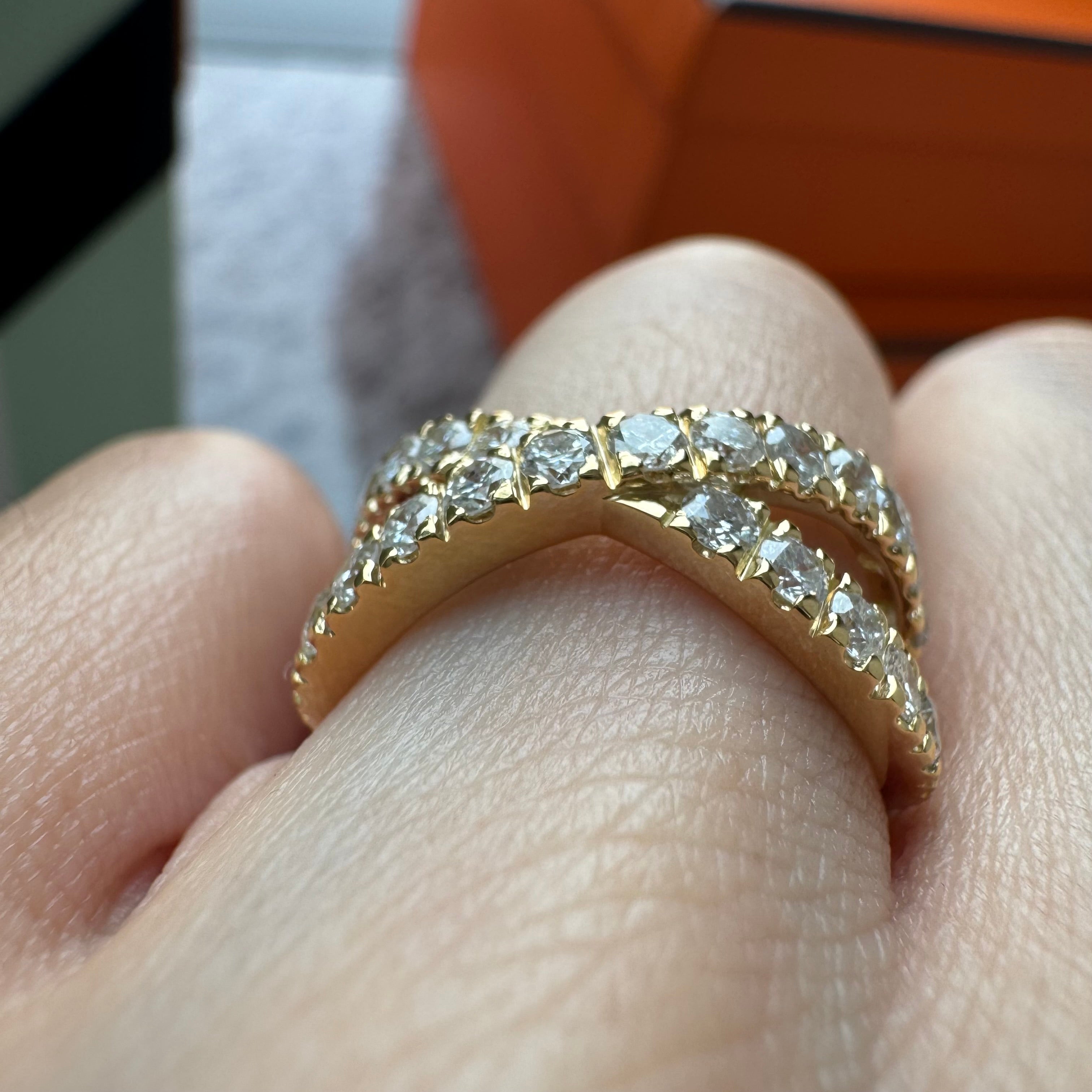 あひるインフィニティーリング D1.5ct前後 PT/K18YG/K18PG〜|A Jewelry Box 公式通販サイト