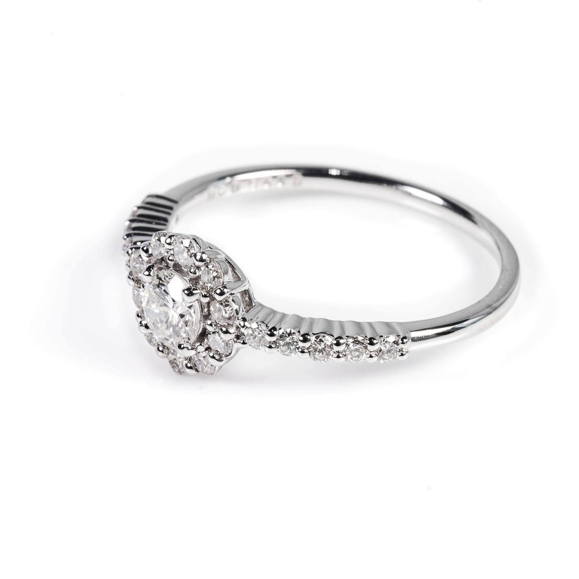 ROダイヤ取巻きリング CGL付|A Jewelry Box 公式通販サイト