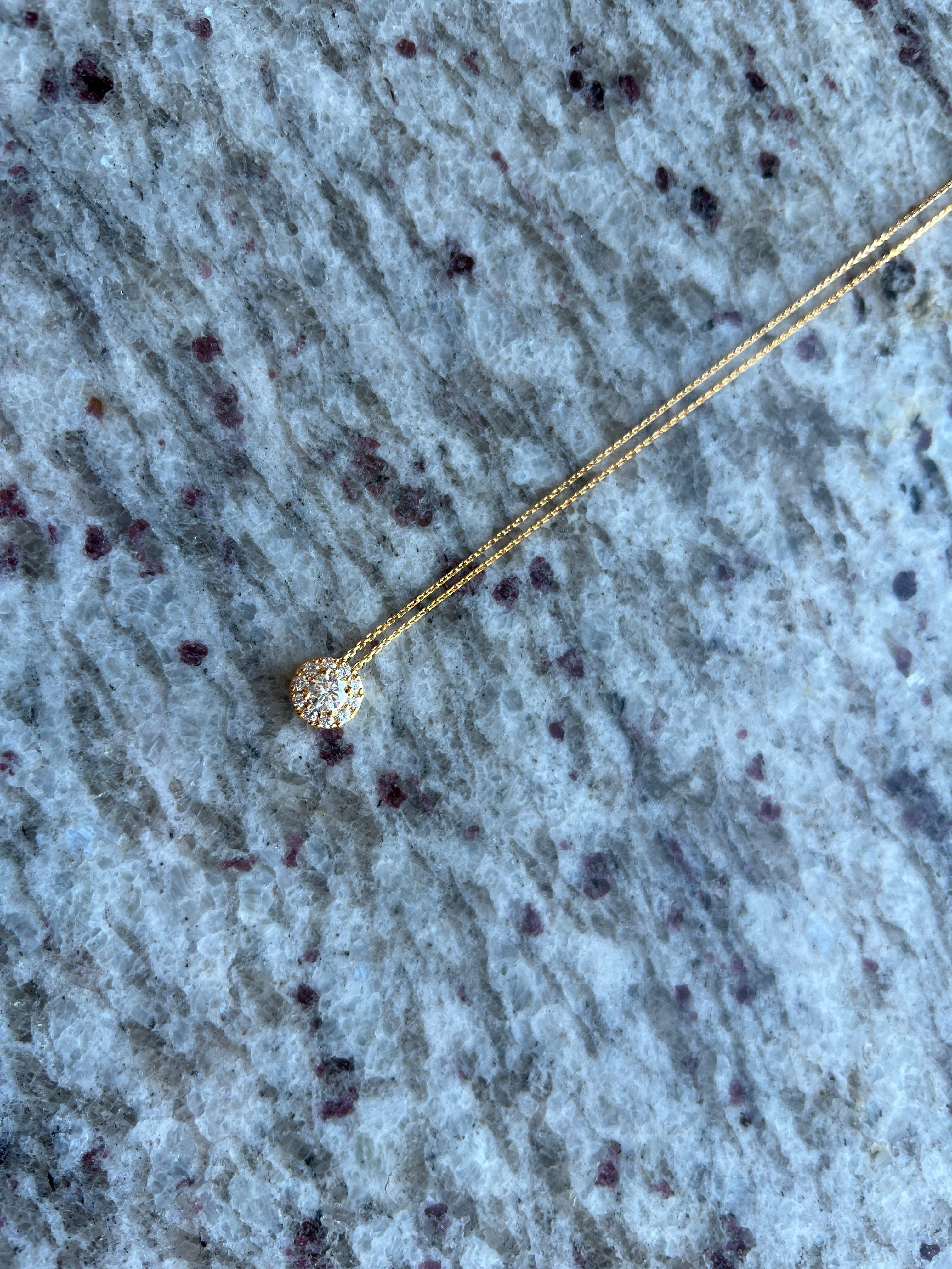 中石0.3ポインターシリーズパヴェネックレス|A Jewelry Box 公式通販サイト