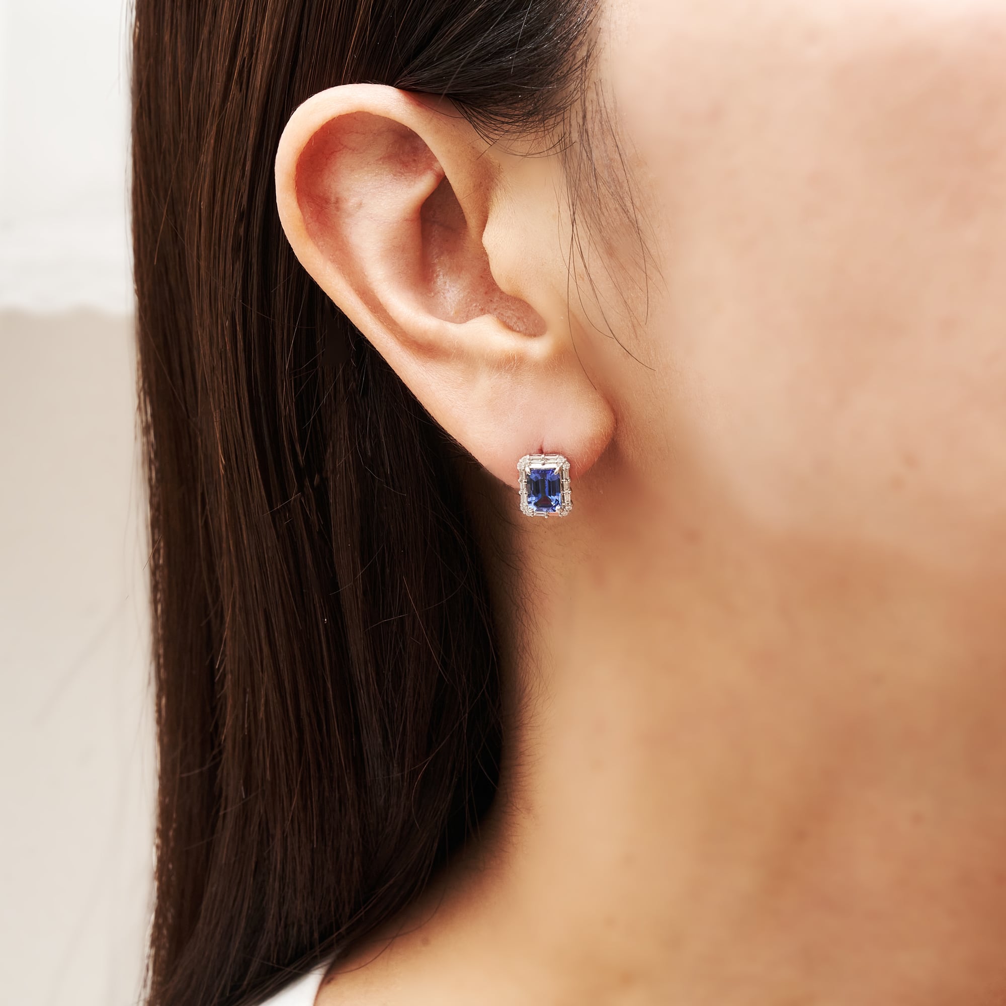 EMタンザナイトスタッドピアス|A Jewelry Box 公式通販サイト