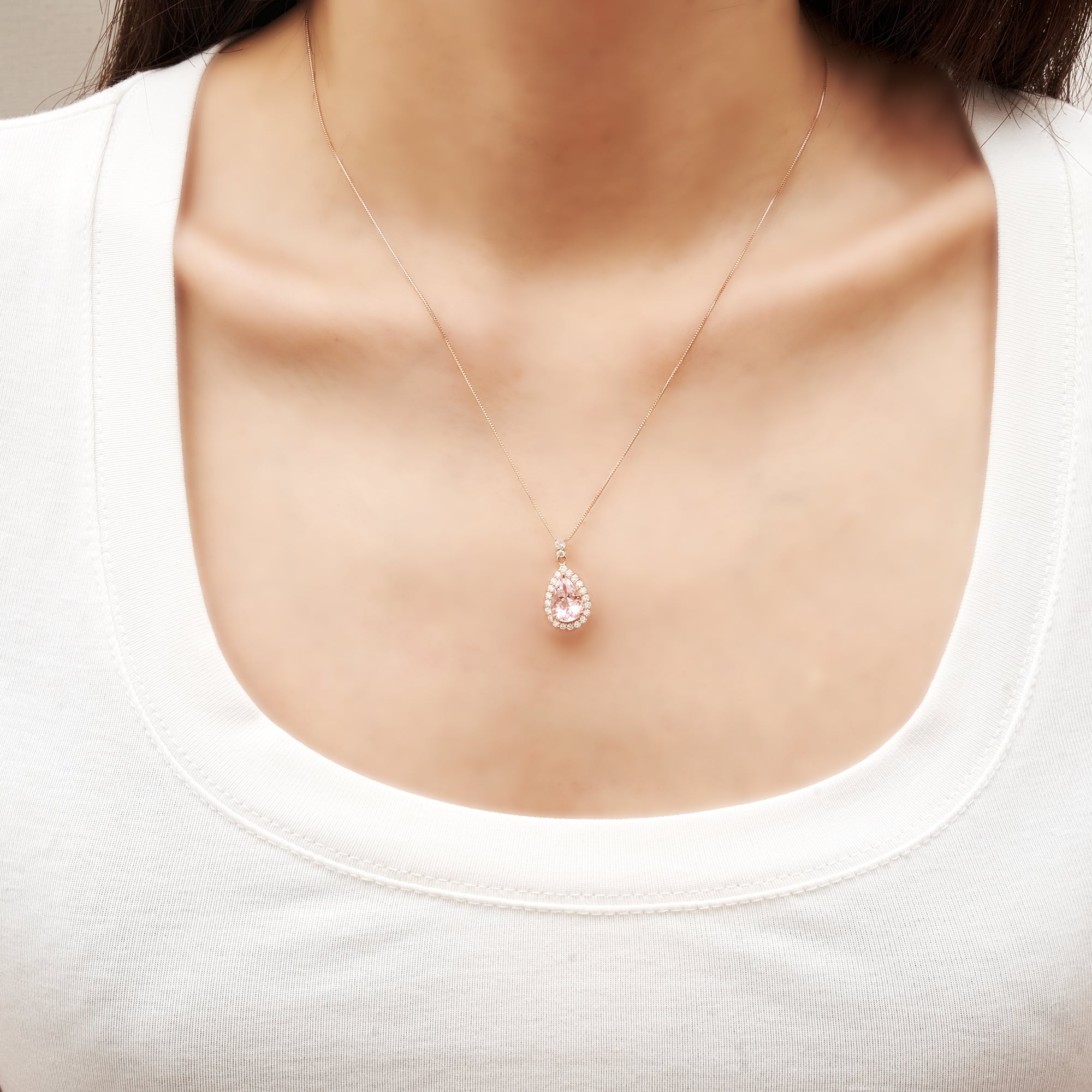 PSモルガナイトネックレス|A Jewelry Box 公式通販サイト