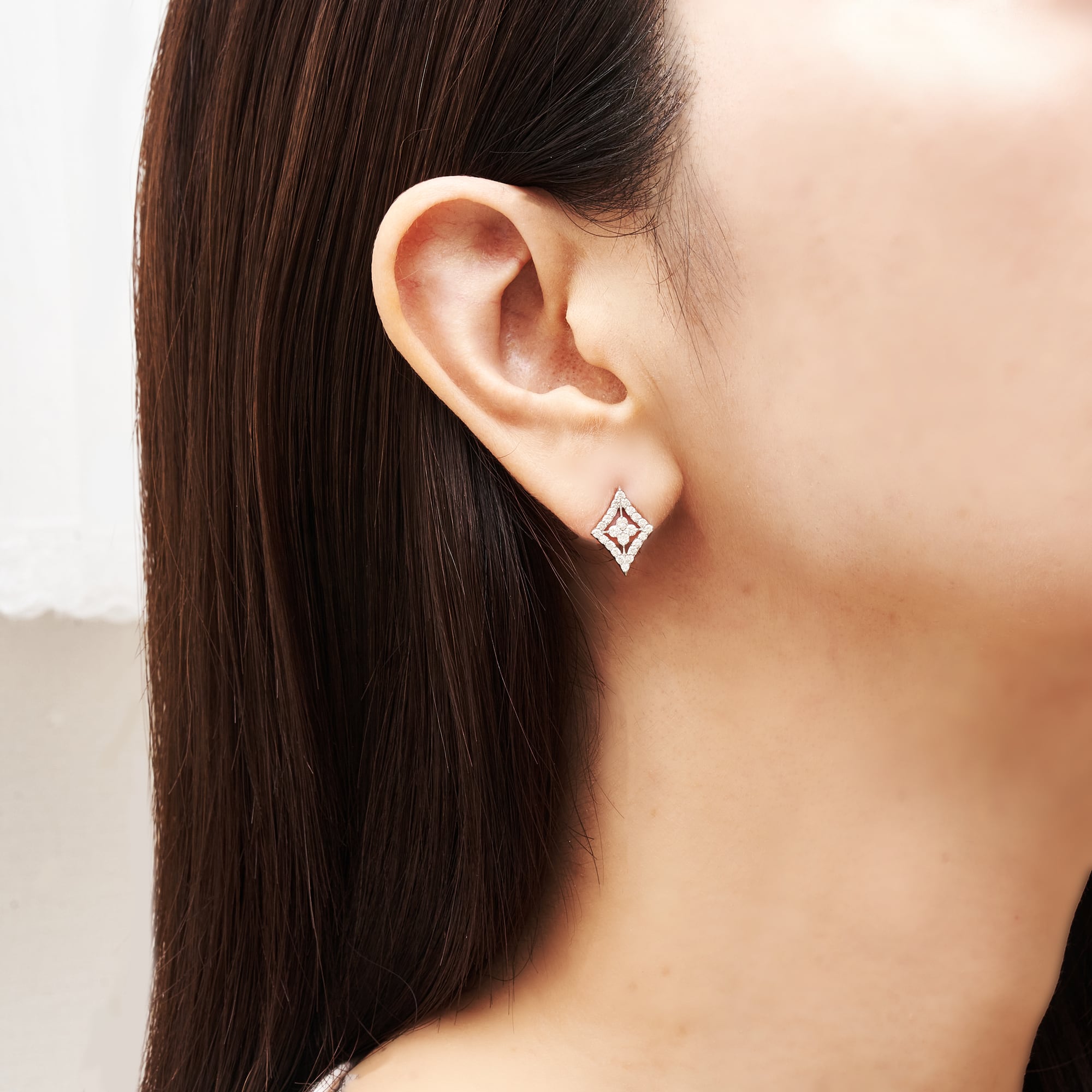 菱形ピアス PT|A Jewelry Box 公式通販サイト