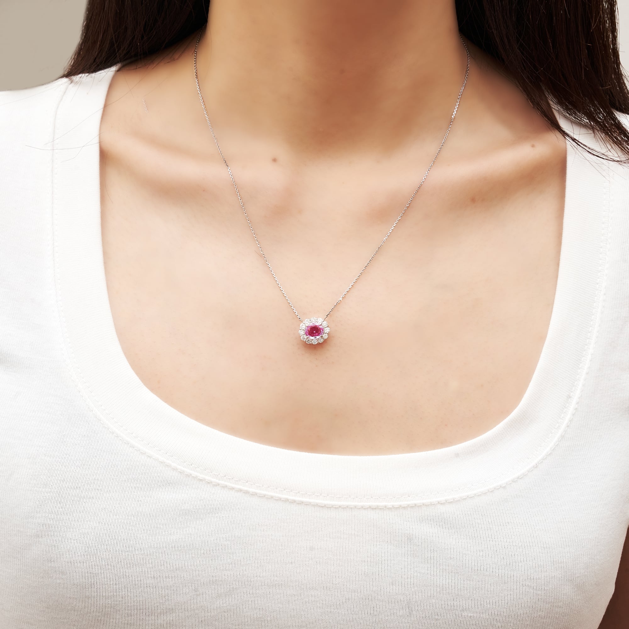 OV 1ct ピンクサファイアNC|A Jewelry Box 公式通販サイト