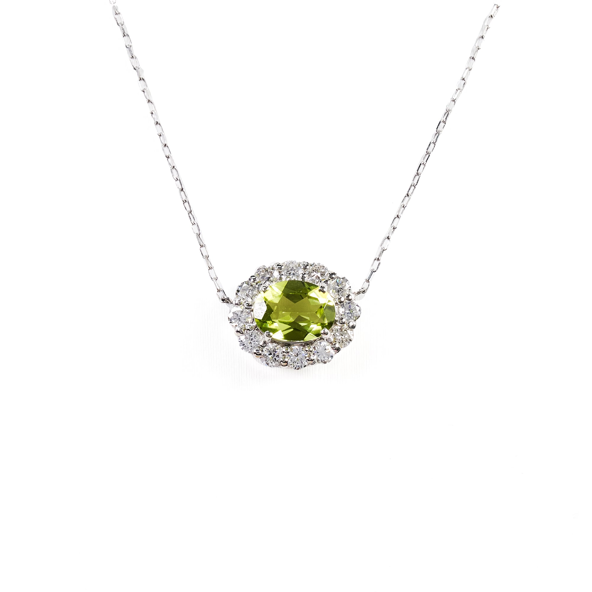 OV 1ct ペリドット PT900|A Jewelry Box 公式通販サイト