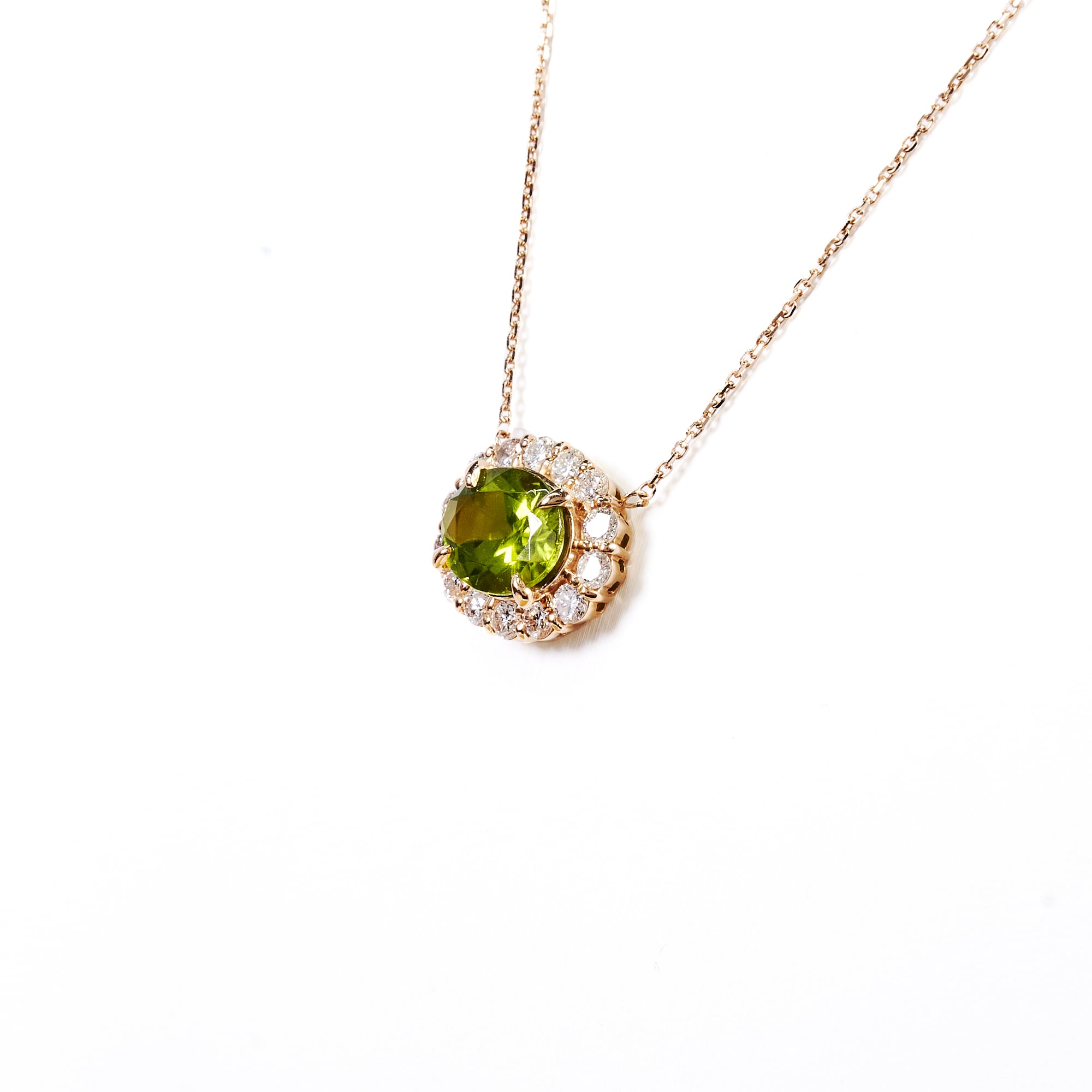 OV 2ct ペリドット K18PG|A Jewelry Box 公式通販サイト