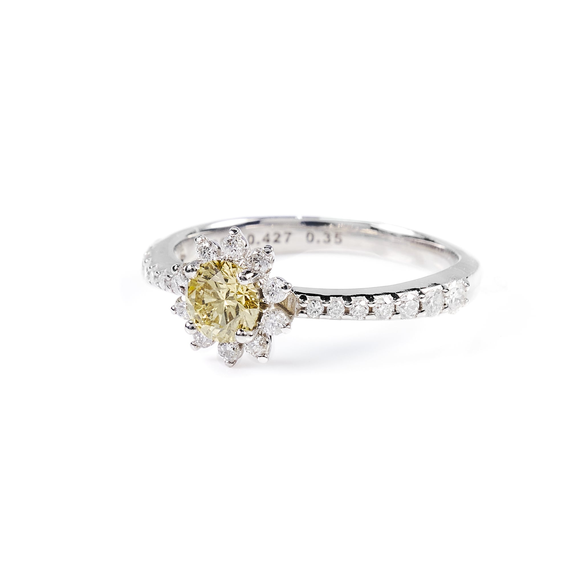 ROイエローダイヤリング FY SI2 RB|A Jewelry Box 公式通販サイト