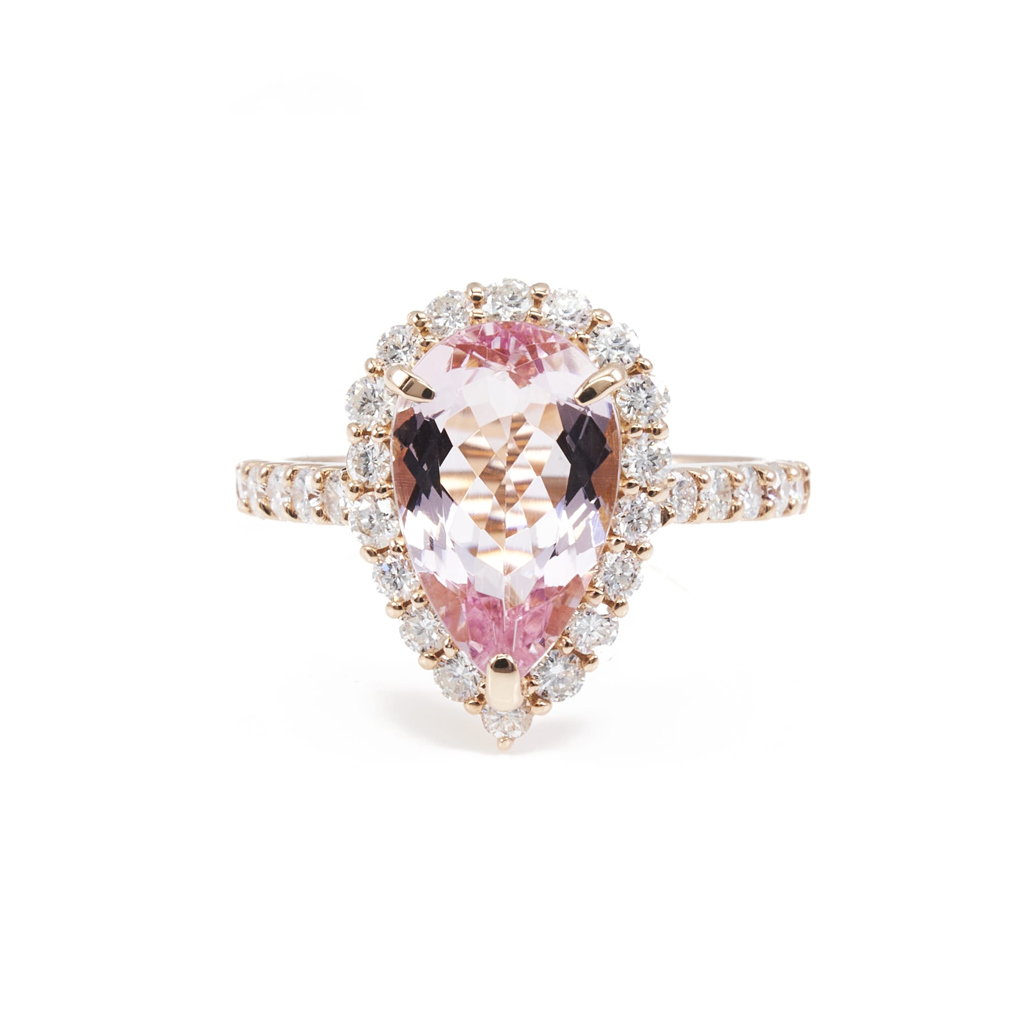 PSモルガナイトリング K18PG|A Jewelry Box 公式通販サイト