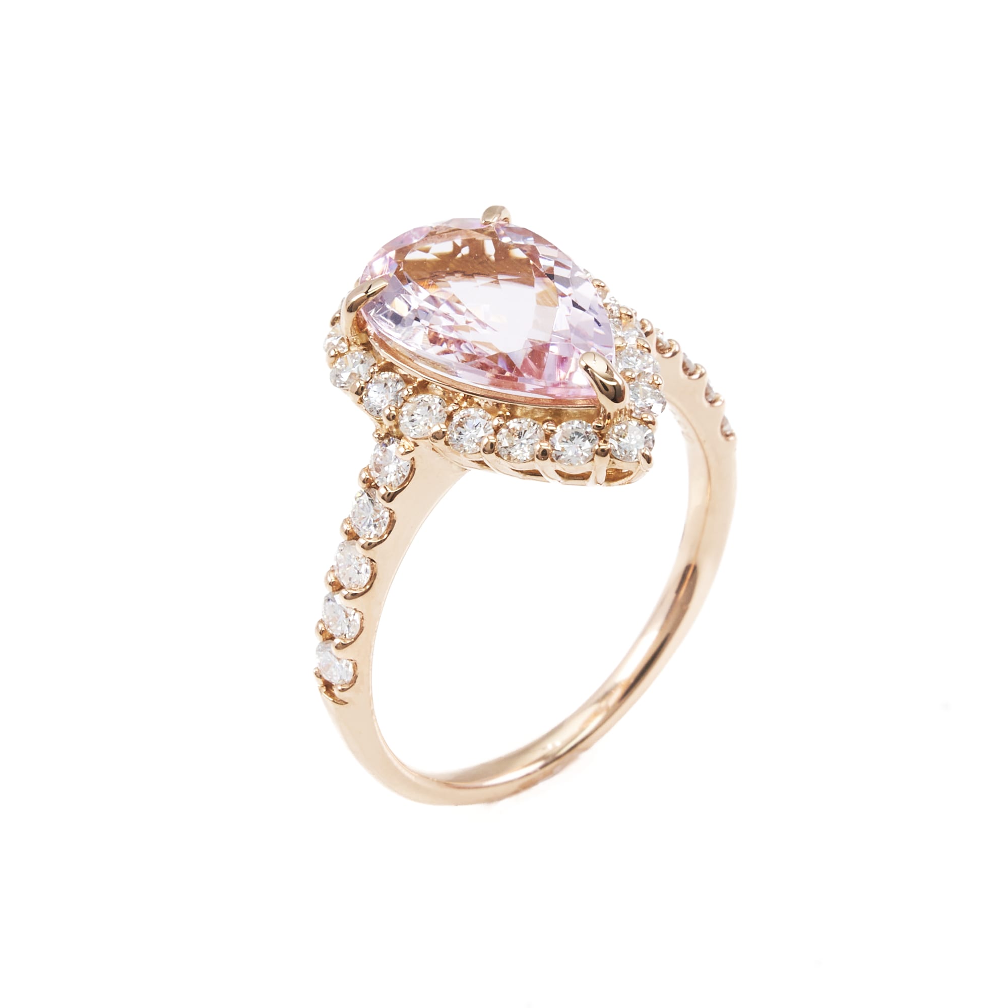 PSモルガナイトリング K18PG|A Jewelry Box 公式通販サイト