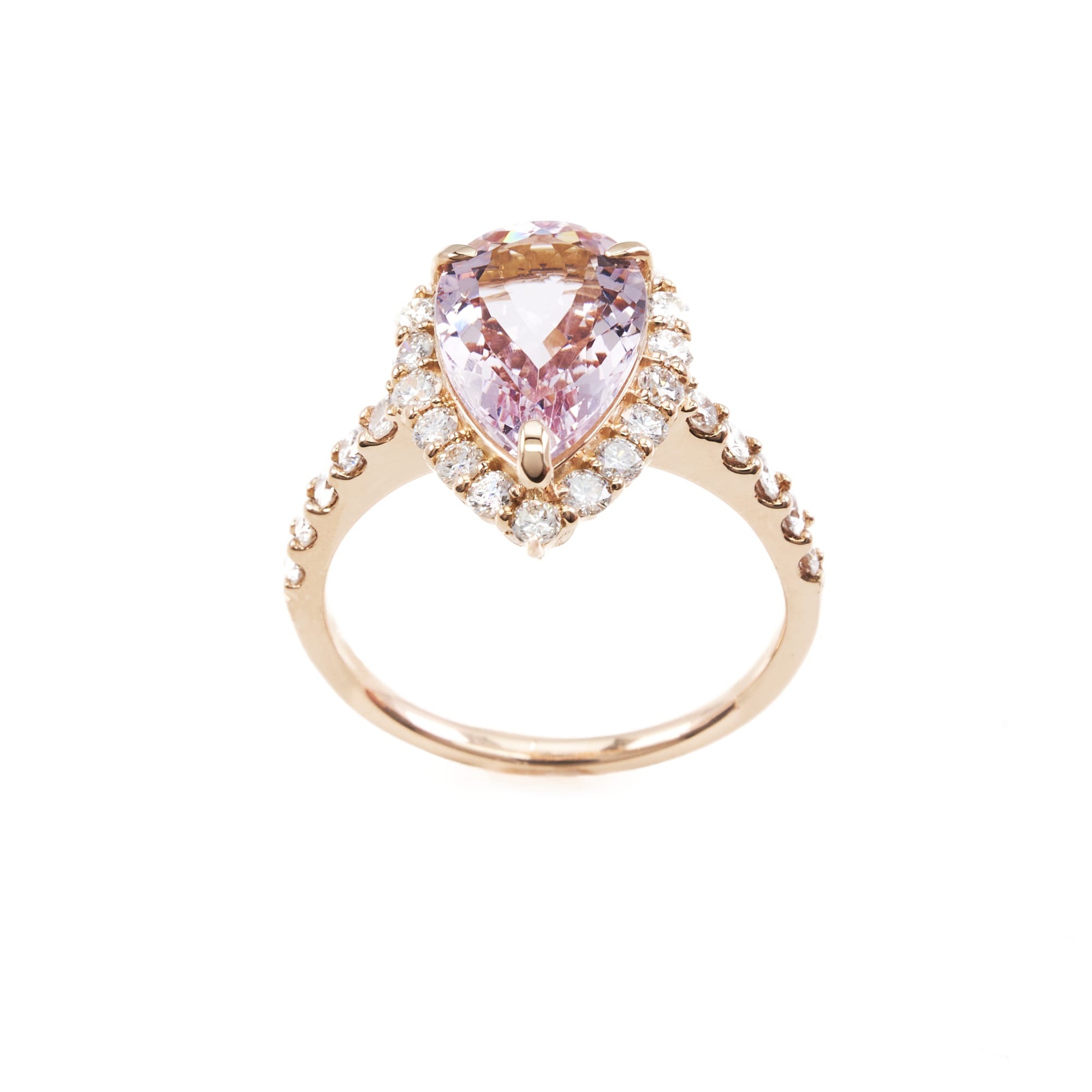 PSモルガナイトリング K18PG|A Jewelry Box 公式通販サイト