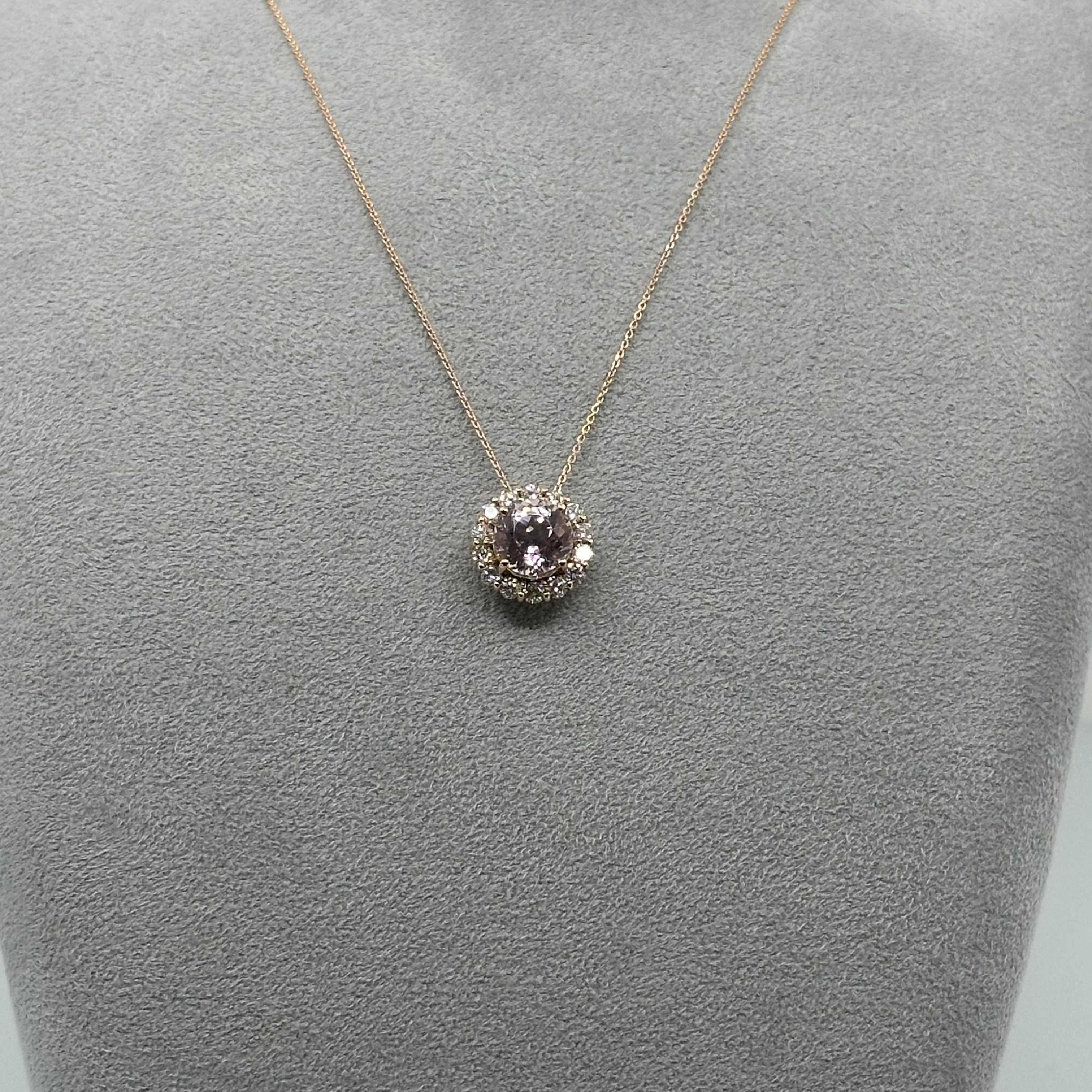 【2本限定/廃盤/まんまるちゃん】ネックレス クンツァイト 中石3ct前後 RO|A Jewelry Box 公式通販サイト