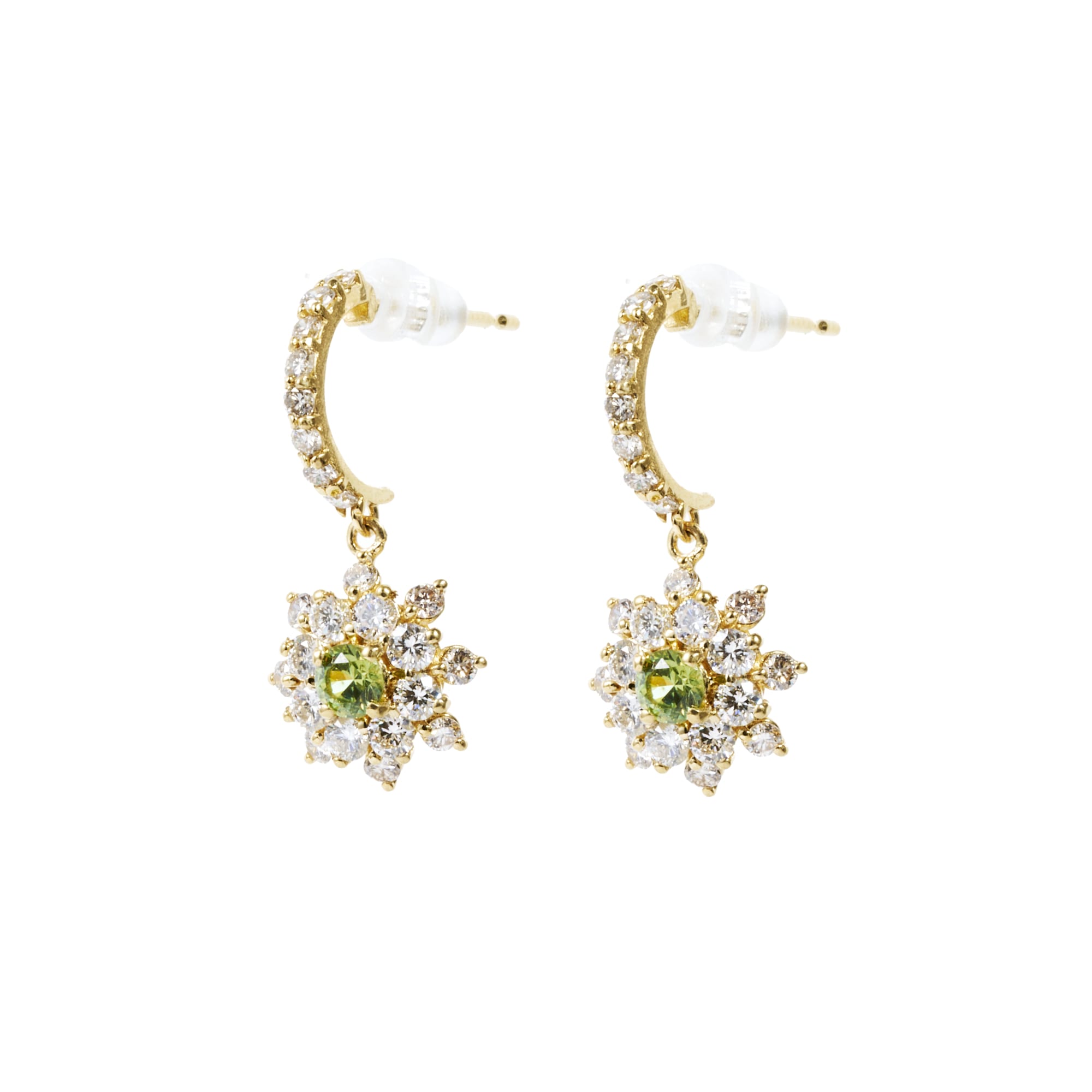 OVデマントイドガーネット揺れるピアス|A Jewelry Box 公式通販サイト