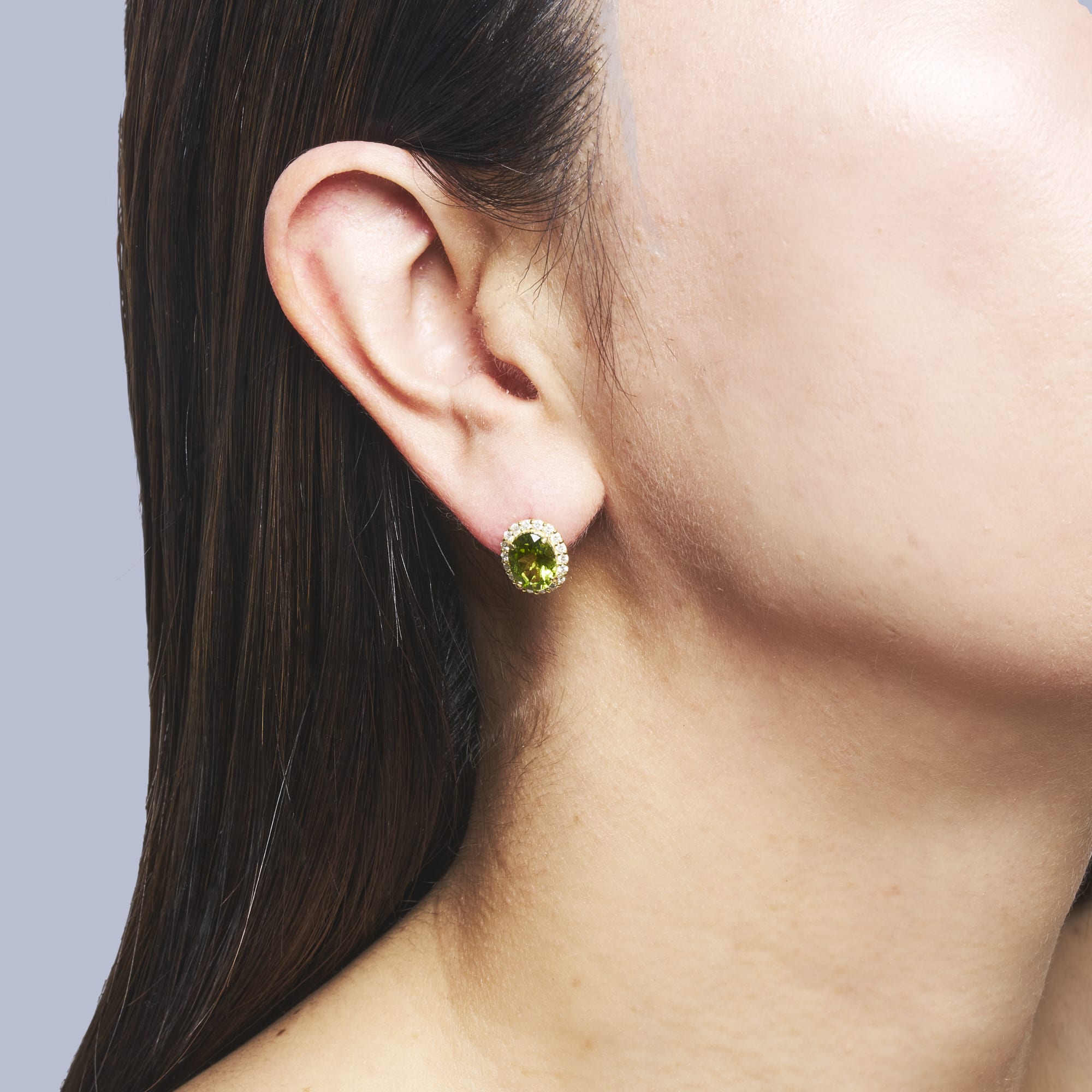 OVペリドットピアス|A Jewelry Box 公式通販サイト