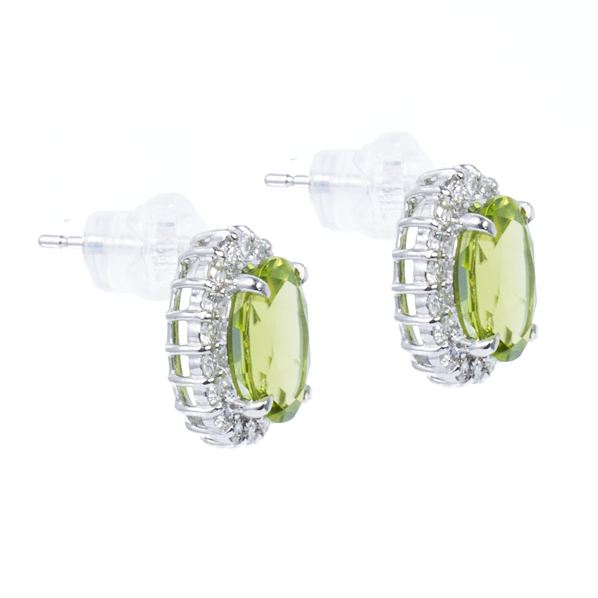 OVペリドットピアス PT900|A Jewelry Box 公式通販サイト