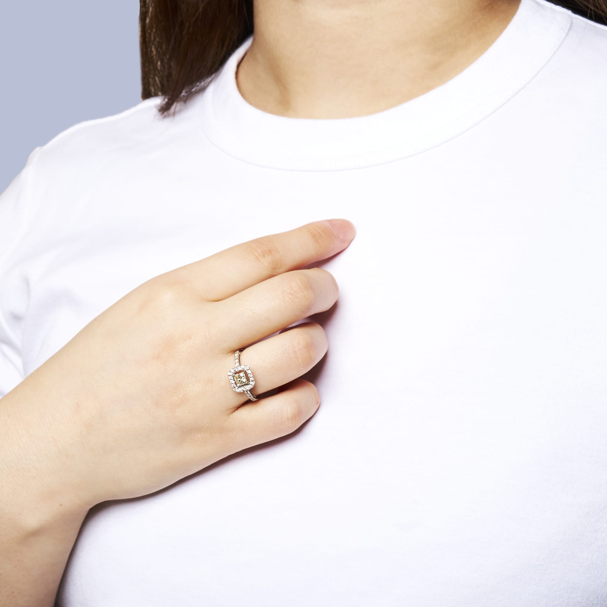 BK ダイヤ 取り巻きリング ソーティング付き SI1|A Jewelry Box 公式通販サイト