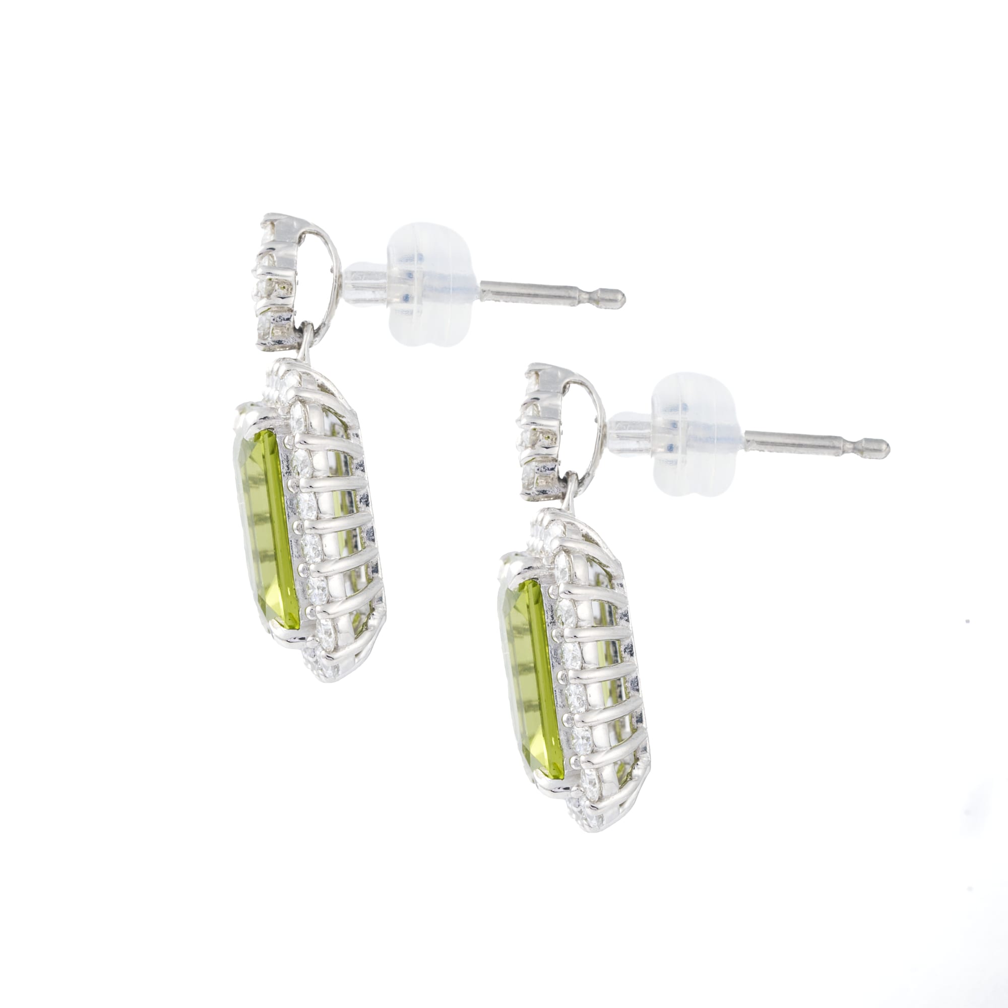 BK ペリドットピアス PT900|A Jewelry Box 公式通販サイト