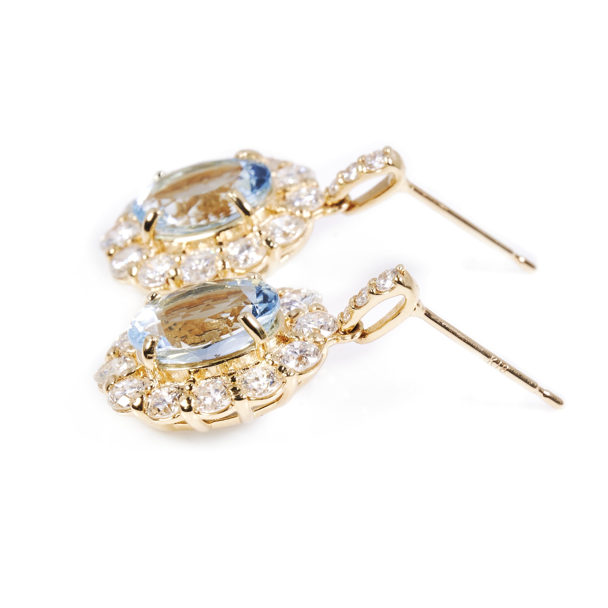 たまご AQキャサリン妃YG揺れるピアス〜VSクオリティ あやちゃんとお揃い|A Jewelry Box 公式通販サイト