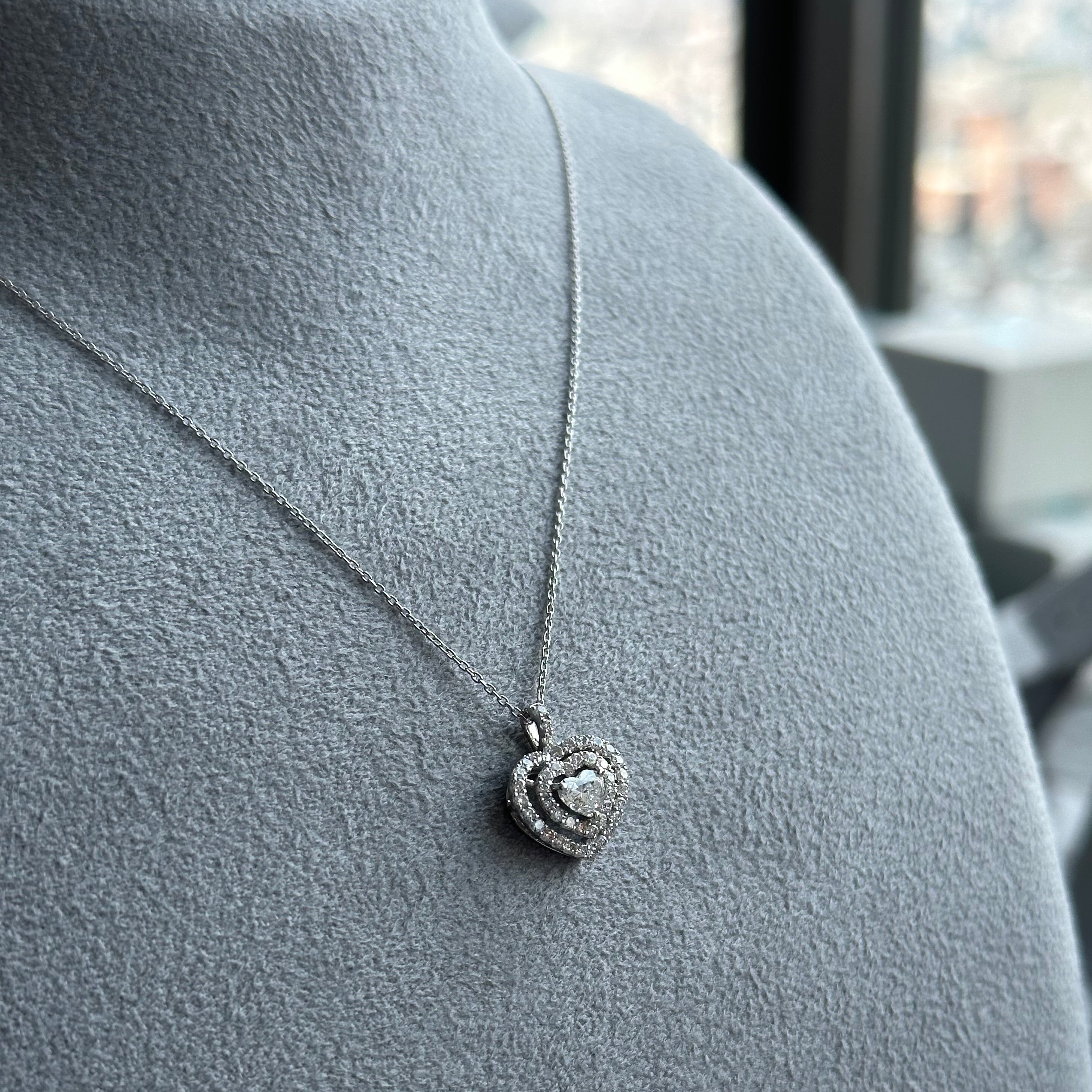 新作 リュタン ネックレス 中石0.3CT前後 HS〜G SI保証 ノーソート|A Jewelry Box 公式通販サイト