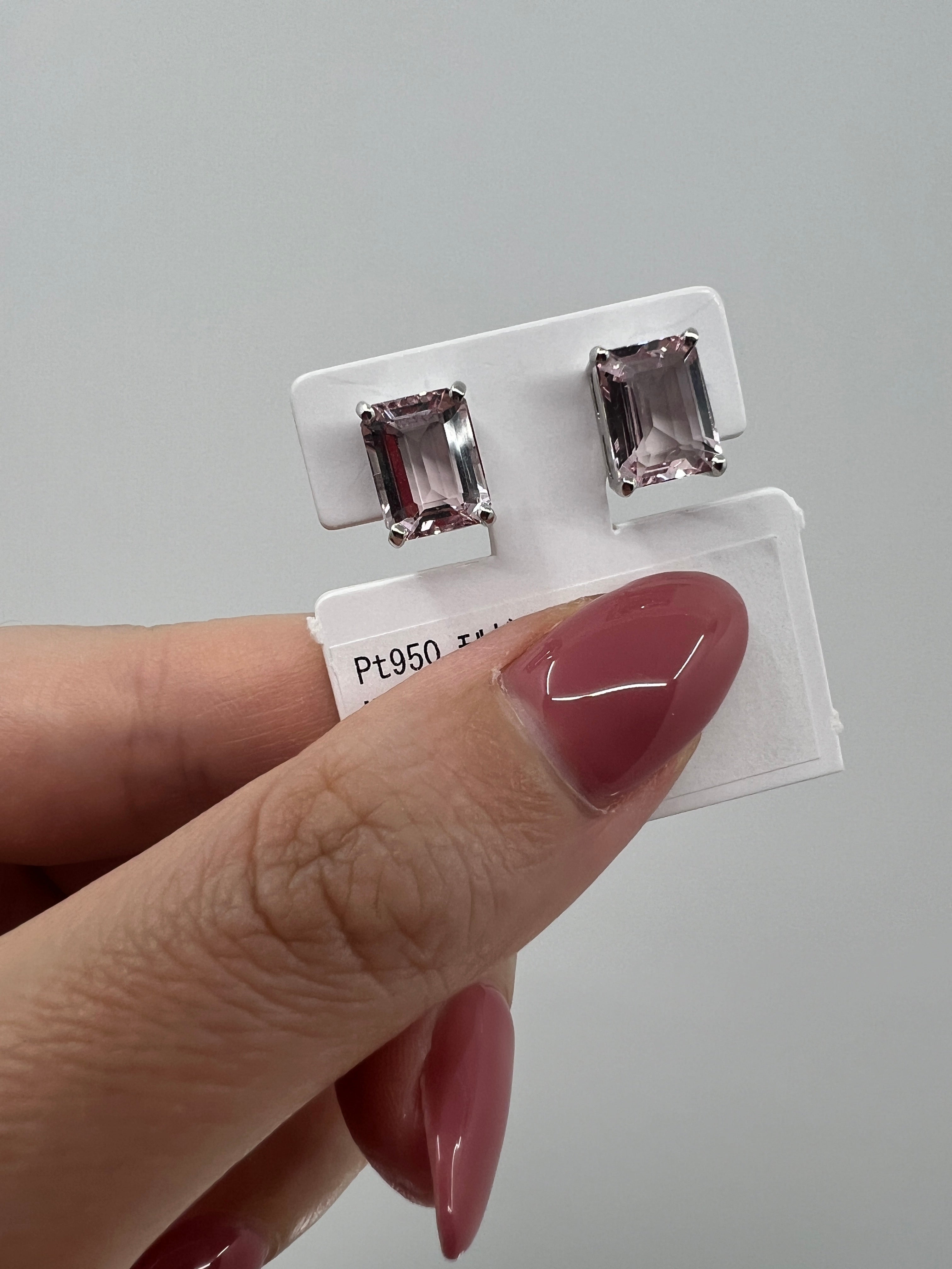 【フロリナ】ピアス モルガナイト 2ct前後×2 SQ|A Jewelry Box 公式通販サイト