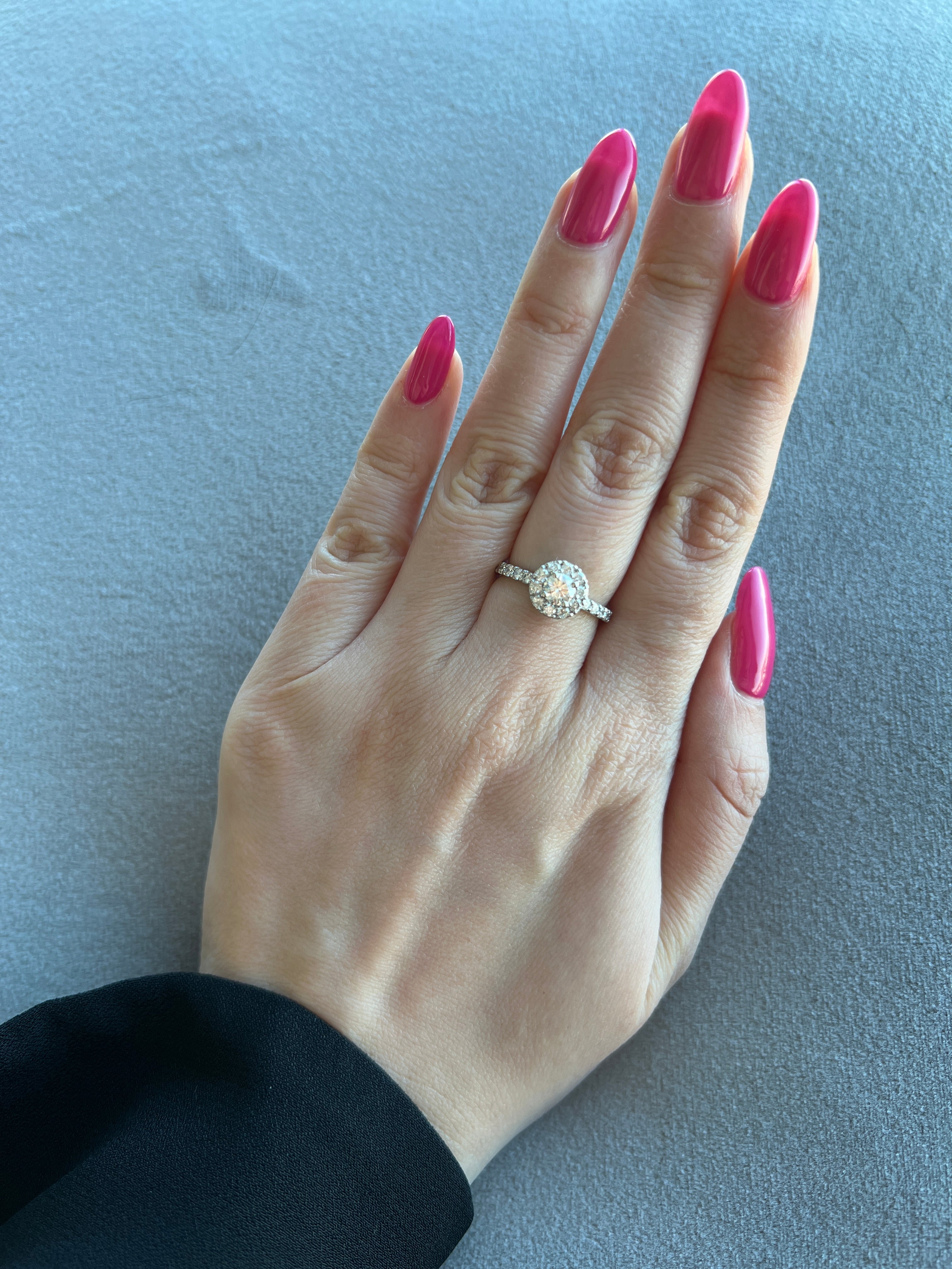 中石0.3ポインターシリーズパヴェリング|A Jewelry Box 公式通販サイト