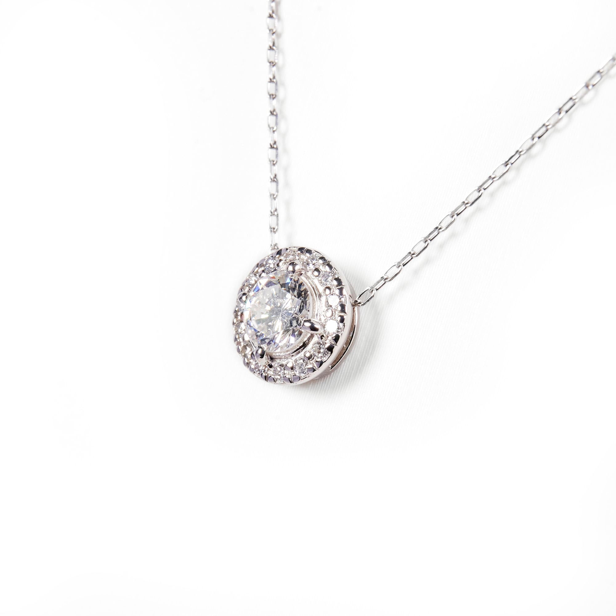 RO中石0.3ct-SI細取巻きダイヤモンドネックレス #1|A Jewelry Box 公式通販サイト