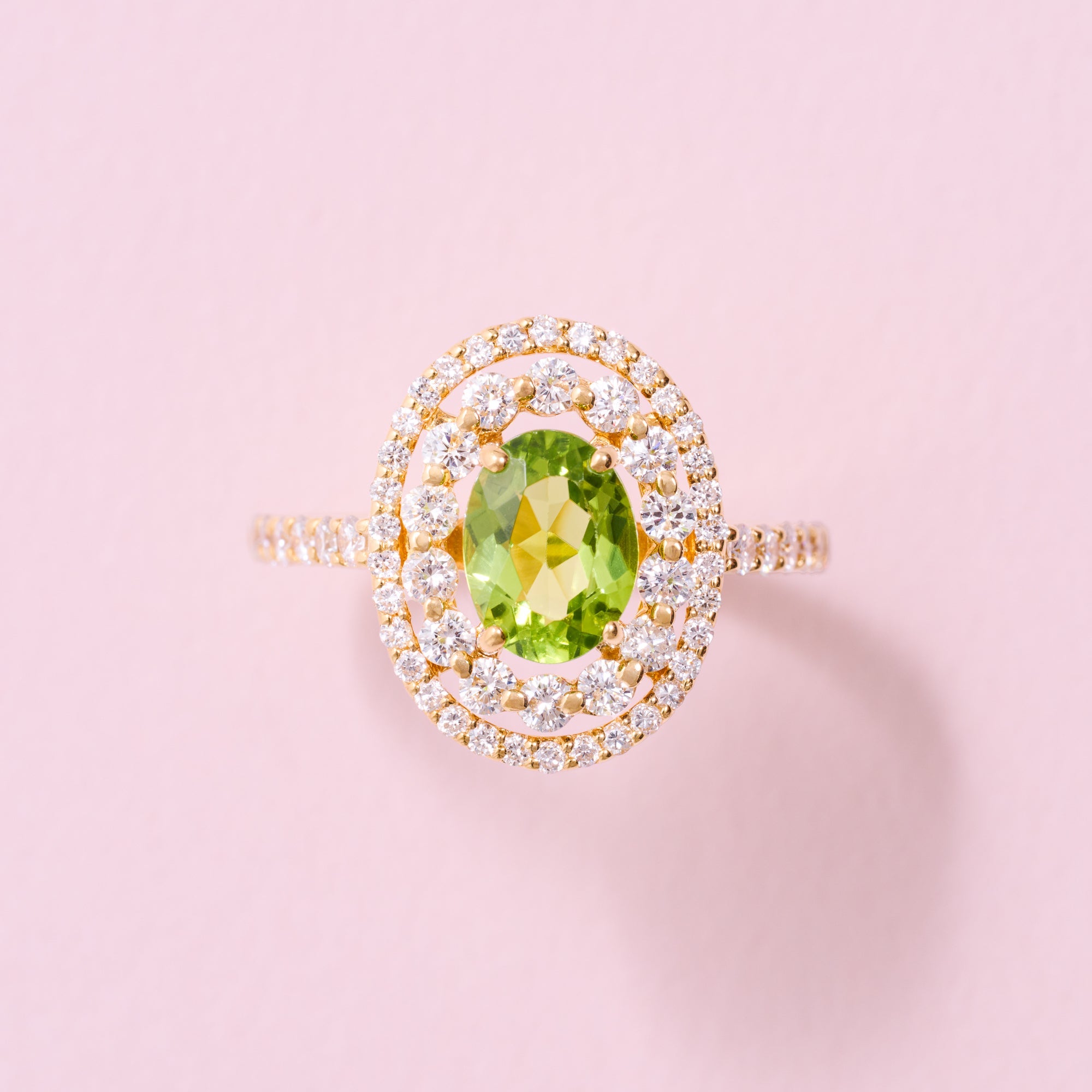 ソレイユ ペリドット 中石1ct前後 OV リング|A Jewelry Box 公式通販サイト
