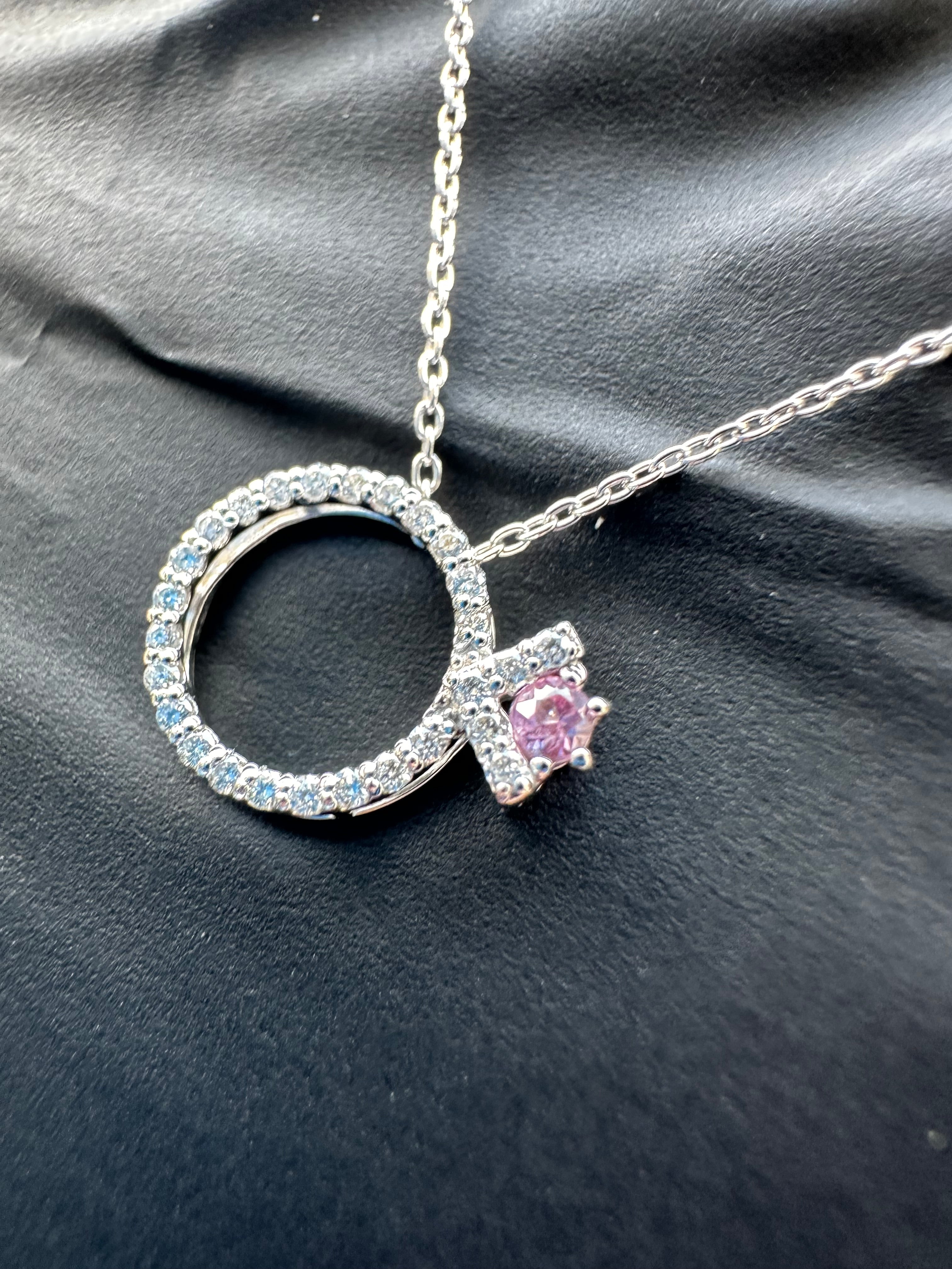 ラリオンス ピンクサファイア ネックレス (あやちゃんの結婚指輪みたいなネックレス)|A Jewelry Box 公式通販サイト