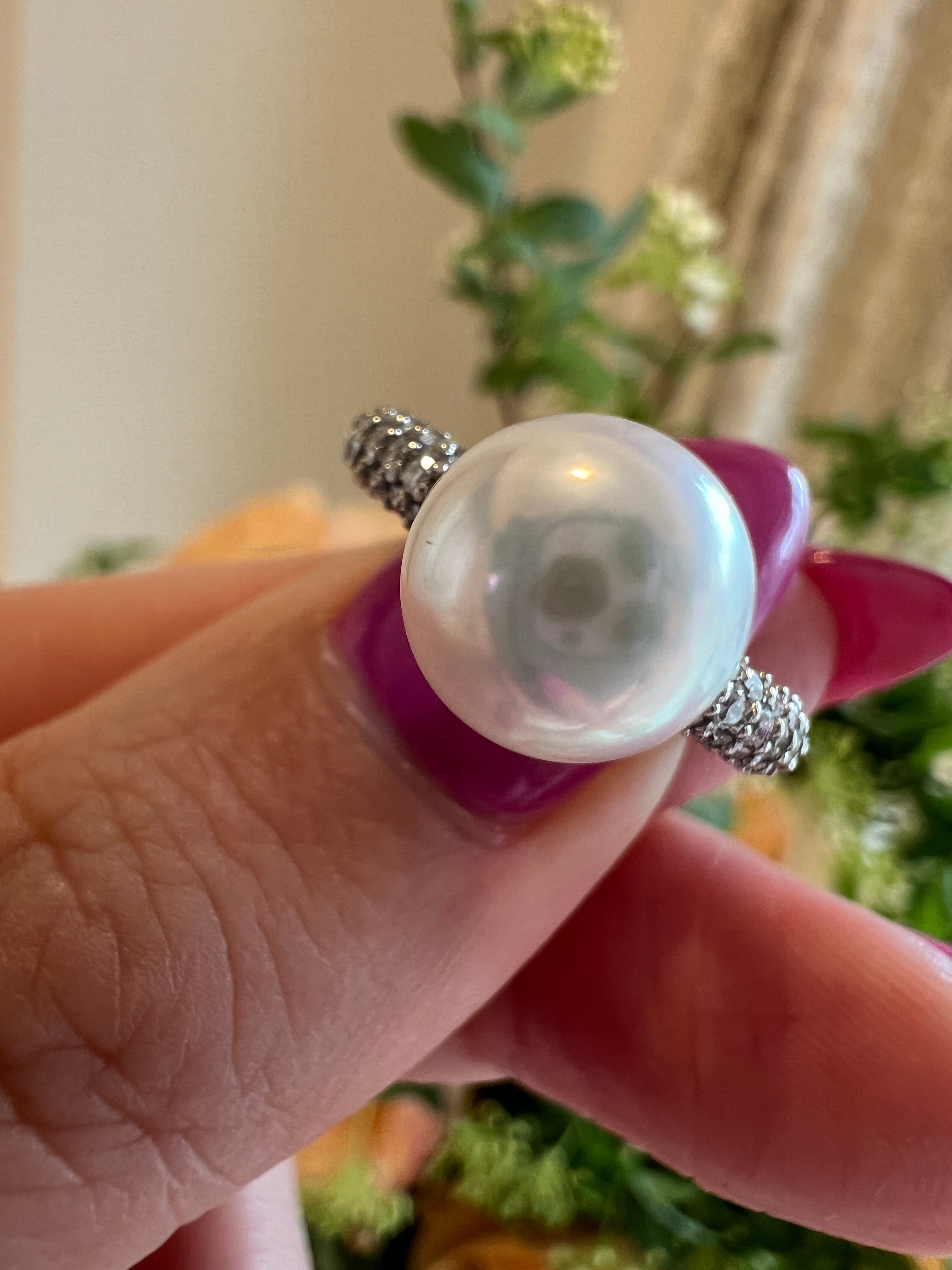 サンベリーナ パヴェ〜希少あこや真珠 8ミリ|A Jewelry Box 公式通販サイト