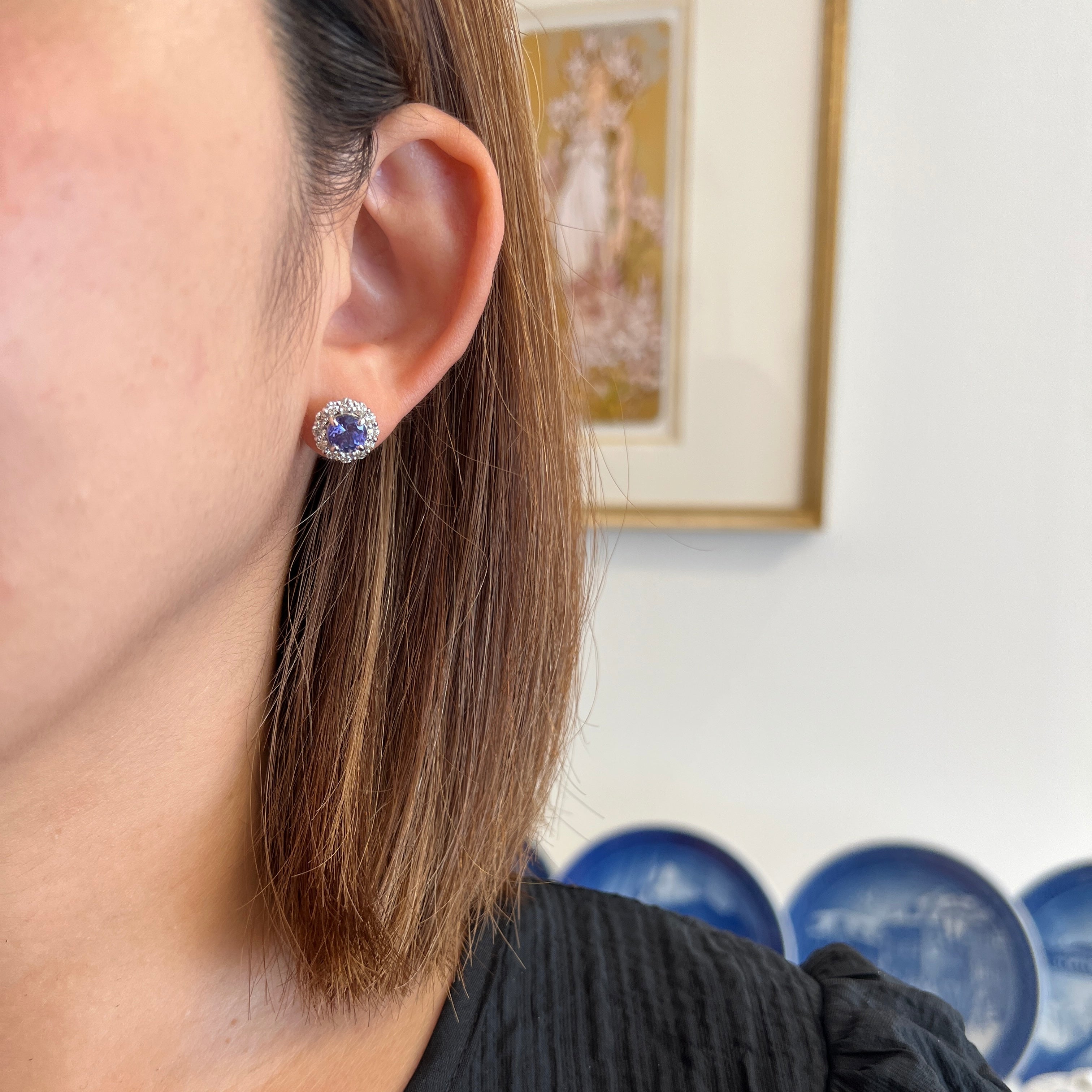 OV タンザナイト ピアス1|A Jewelry Box 公式通販サイト