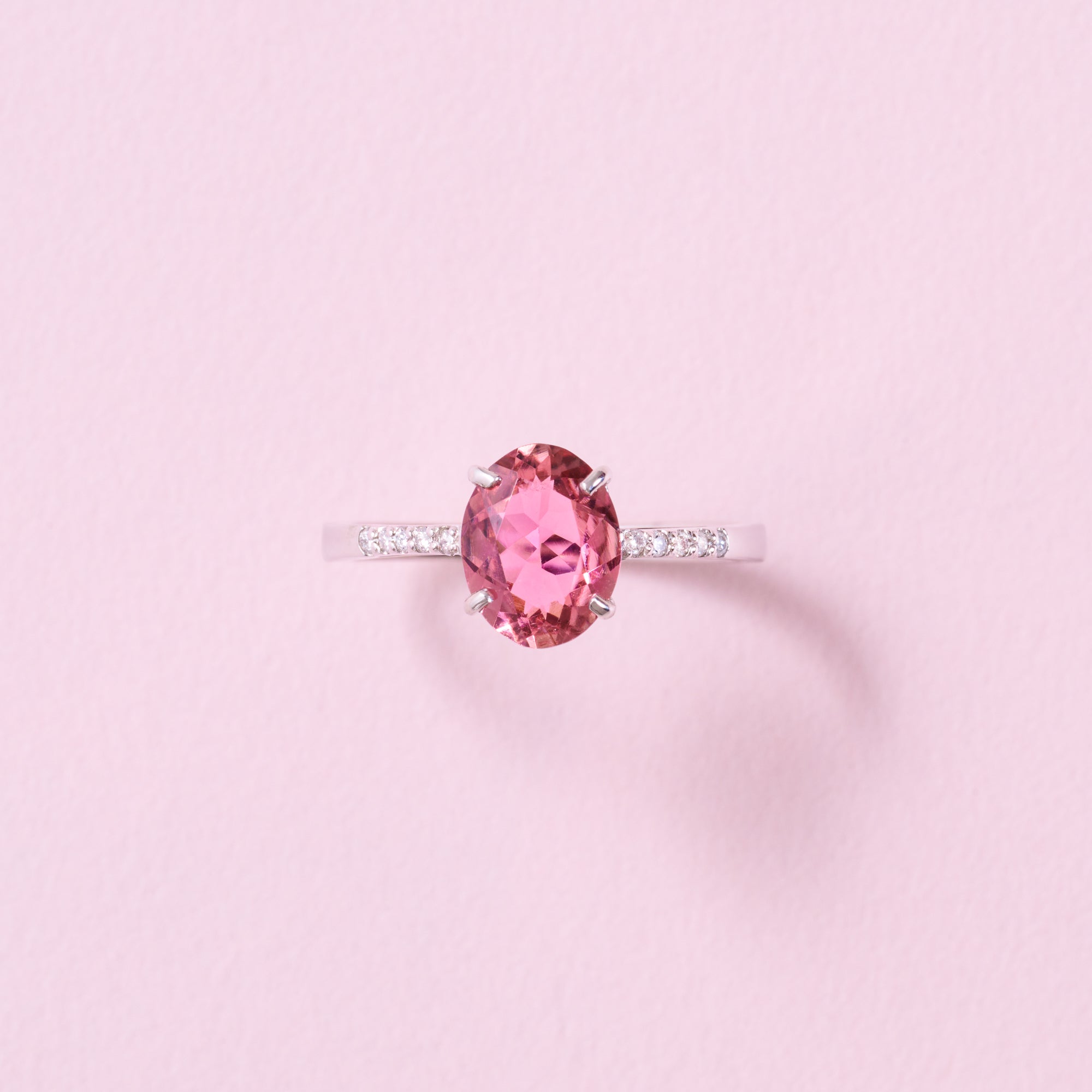 【新作/ルル】リング ピンクトルマリン 中石1.3ct前後 OV