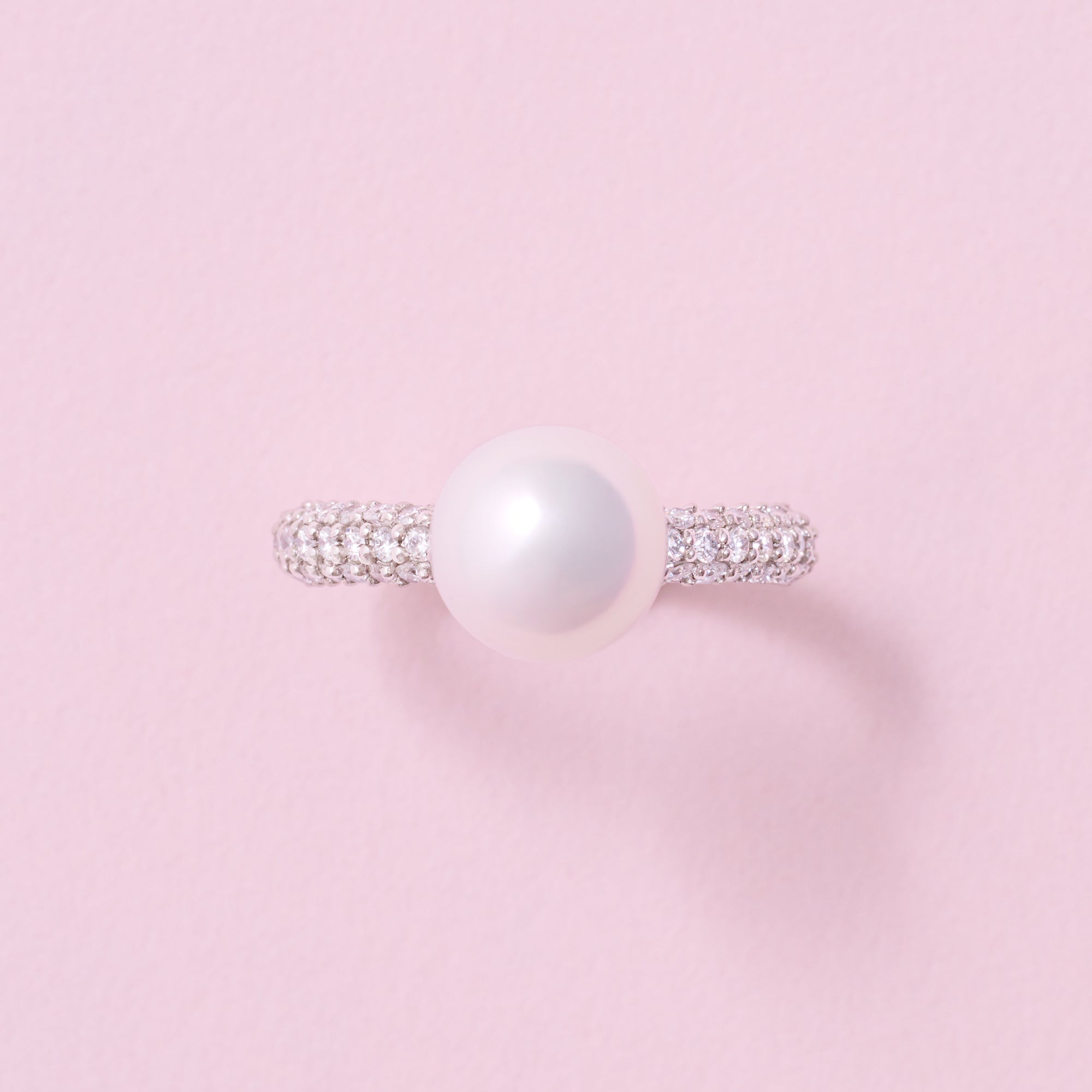 サンベリーナパヴェ］ あこや真珠8mmリング | A Jewelry Box公式サイト
