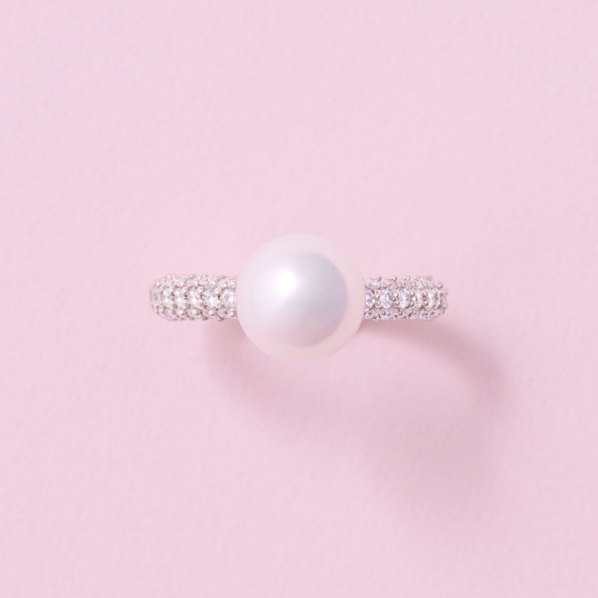 サンベリーナパヴェ］ あこや真珠8mmリング | A Jewelry Box公式サイト 