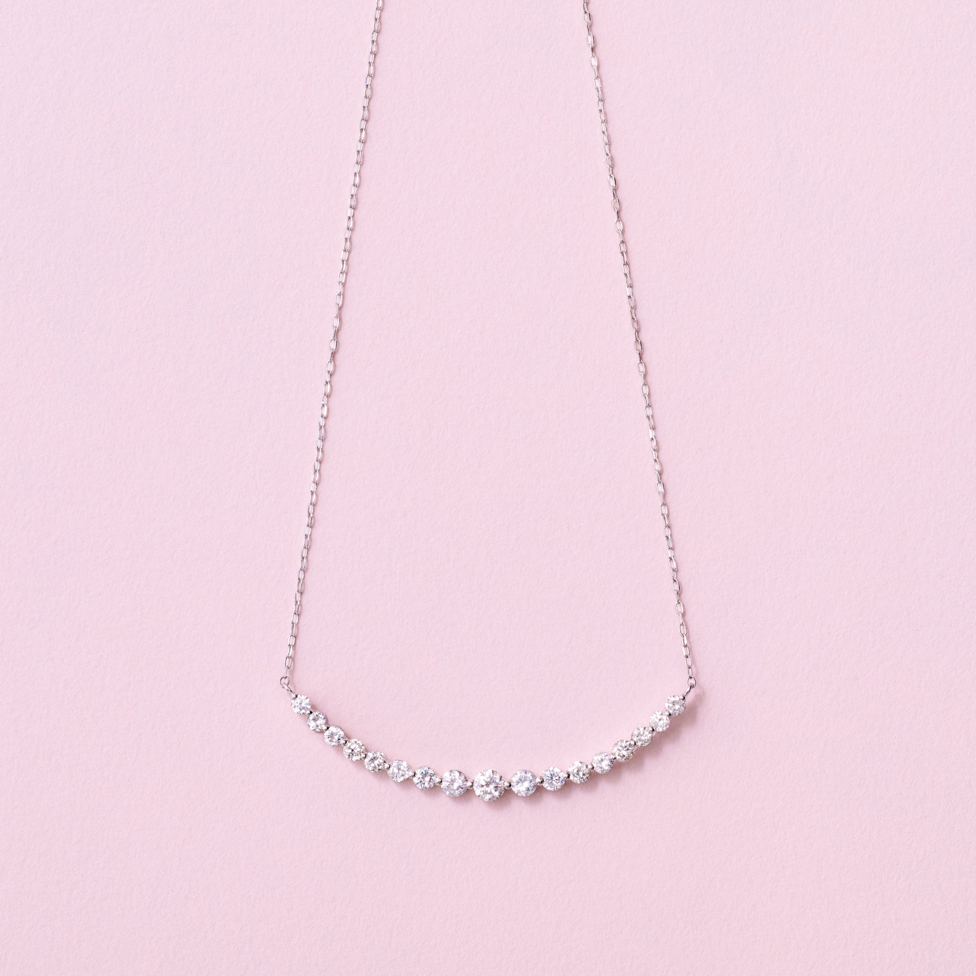 ゆ*め様 Pt900天然 ダイヤモンド 差別化スマイルタイプ ネックレス 0.5 スマイル］ ダイヤモンドネックレス | A Jewelry Box公式サイト｜櫻井