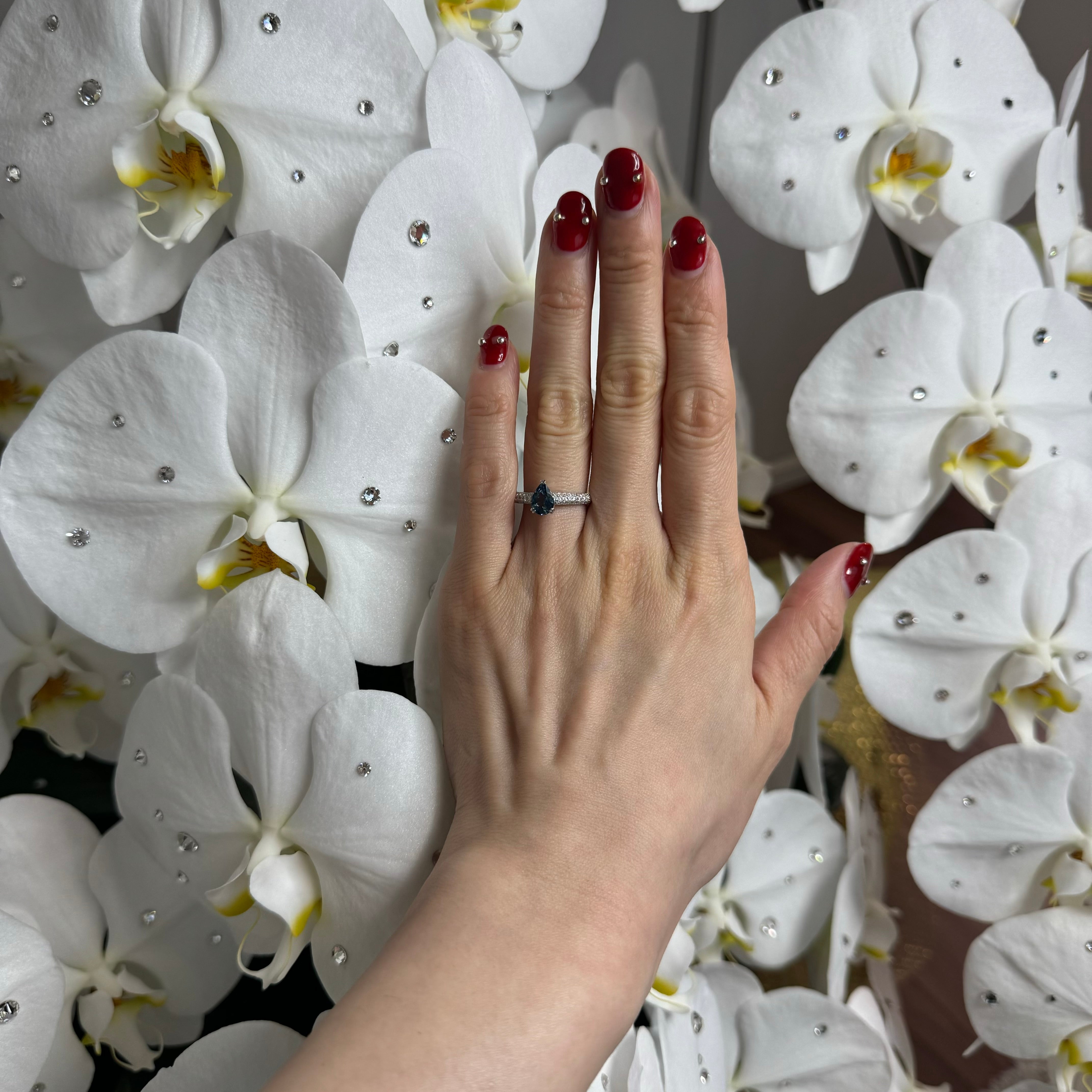 1点のみ サンタマリアアクアマリン 中石0.75CT前後 PS PT リング|A Jewelry Box 公式通販サイト