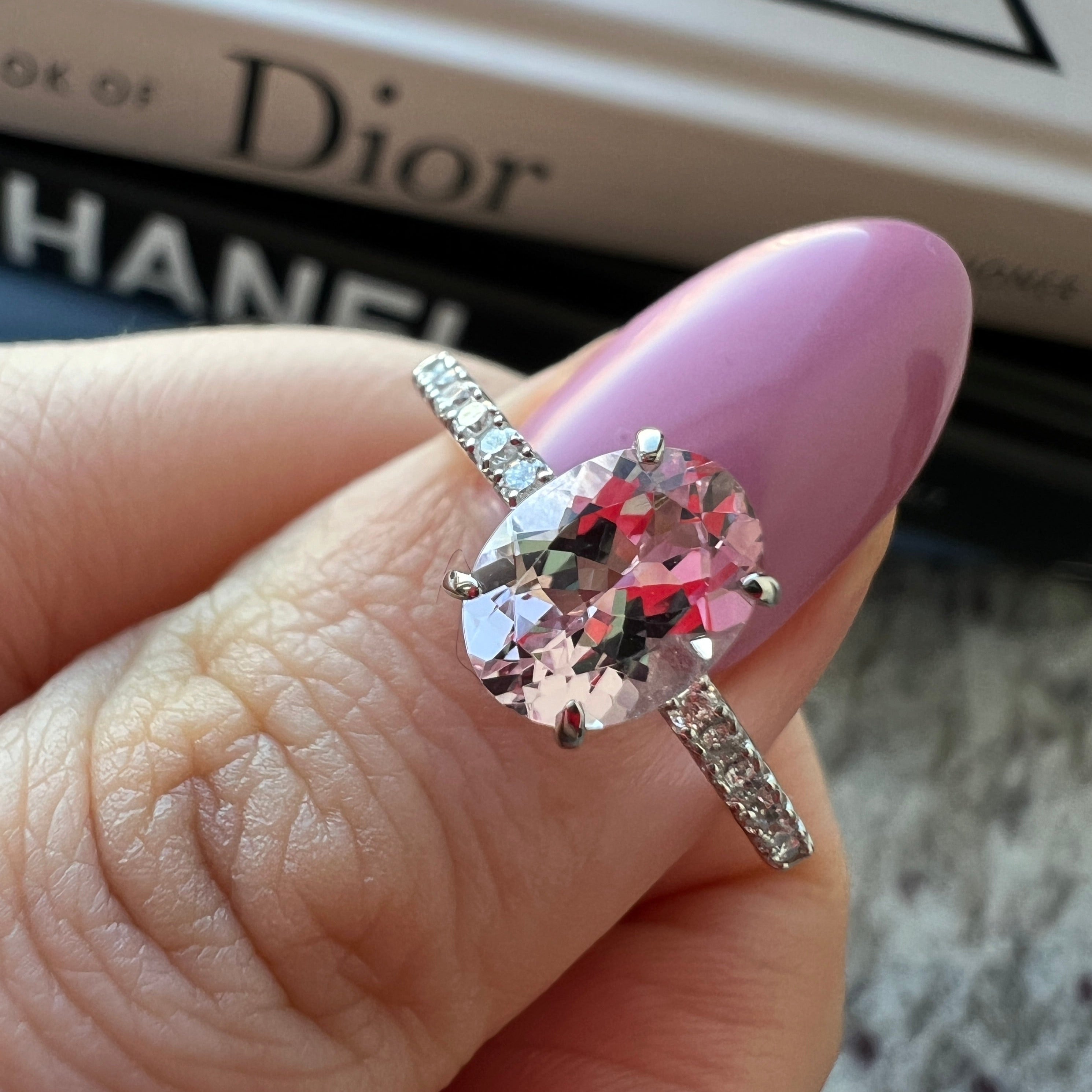 マリンちゃん(ラメールの恋人)モルガナイトPTリング|A Jewelry Box 公式通販サイト