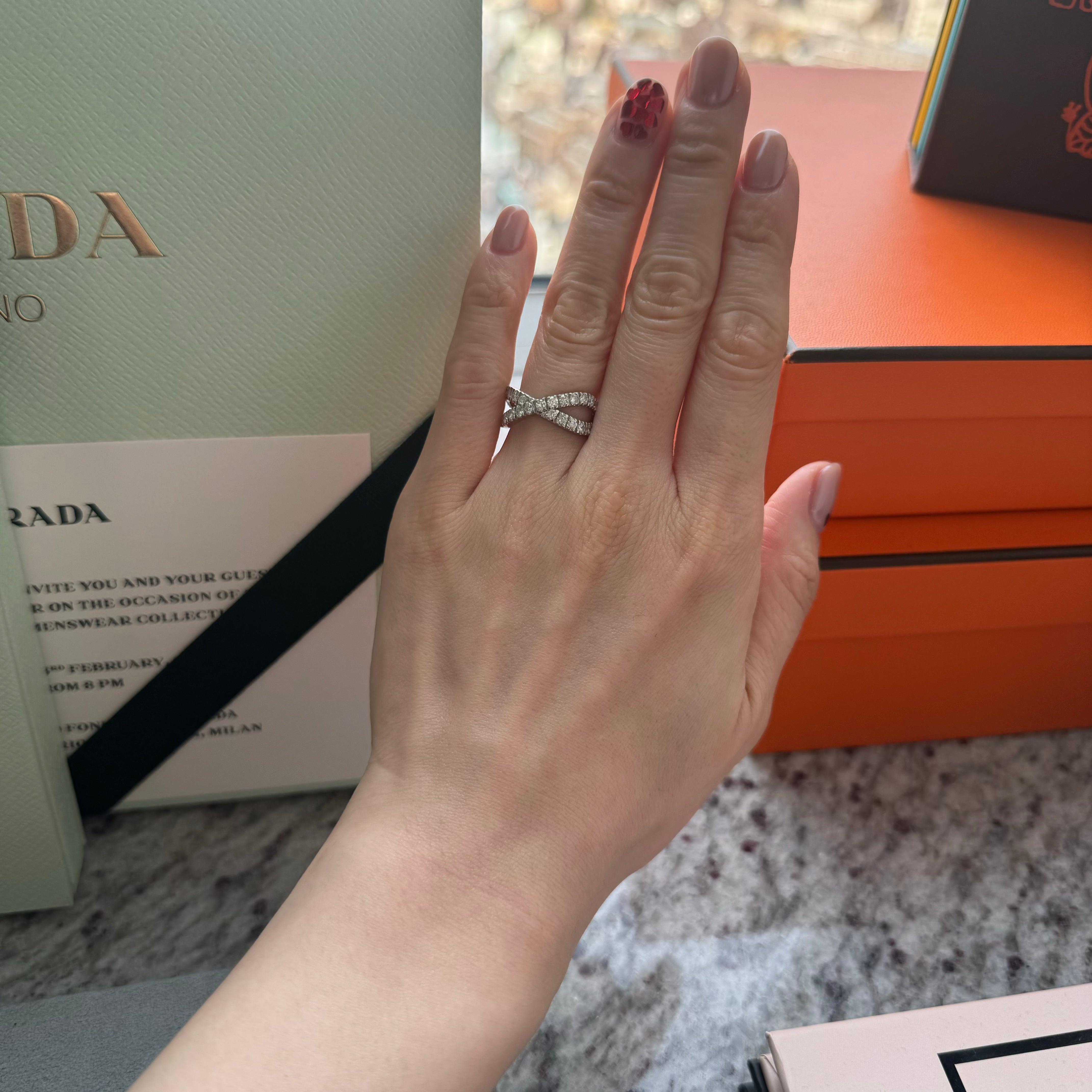 あひるインフィニティーリング D1.5ct前後 PT/K18YG/K18PG〜|A Jewelry Box 公式通販サイト