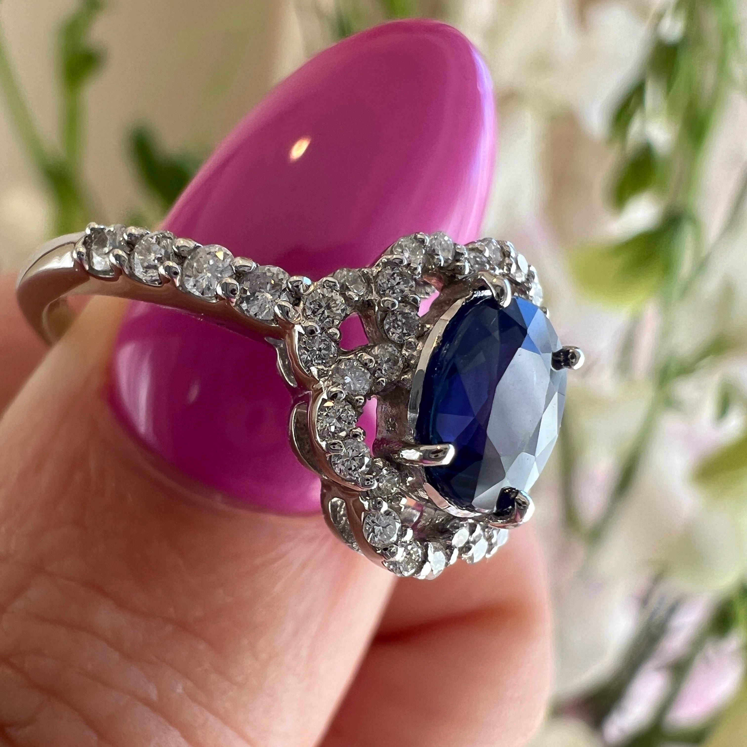 OV ロイヤルブルーサファイヤ リング AIGS|A Jewelry Box 公式通販サイト