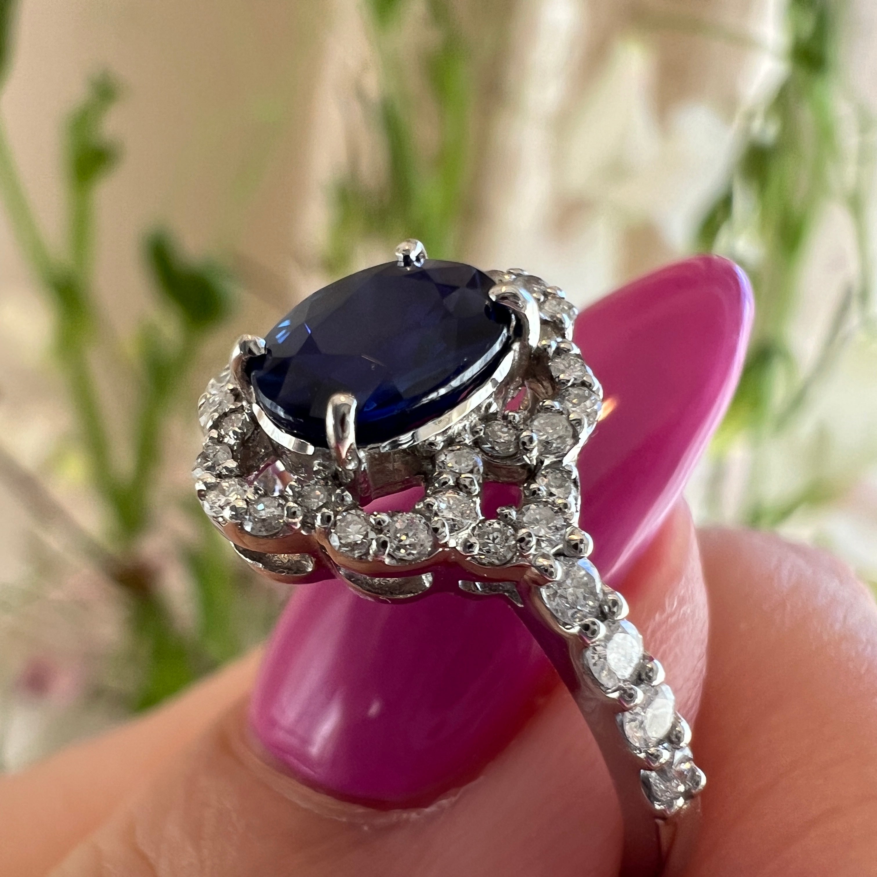 OV ロイヤルブルーサファイヤ リング AIGS|A Jewelry Box 公式通販サイト