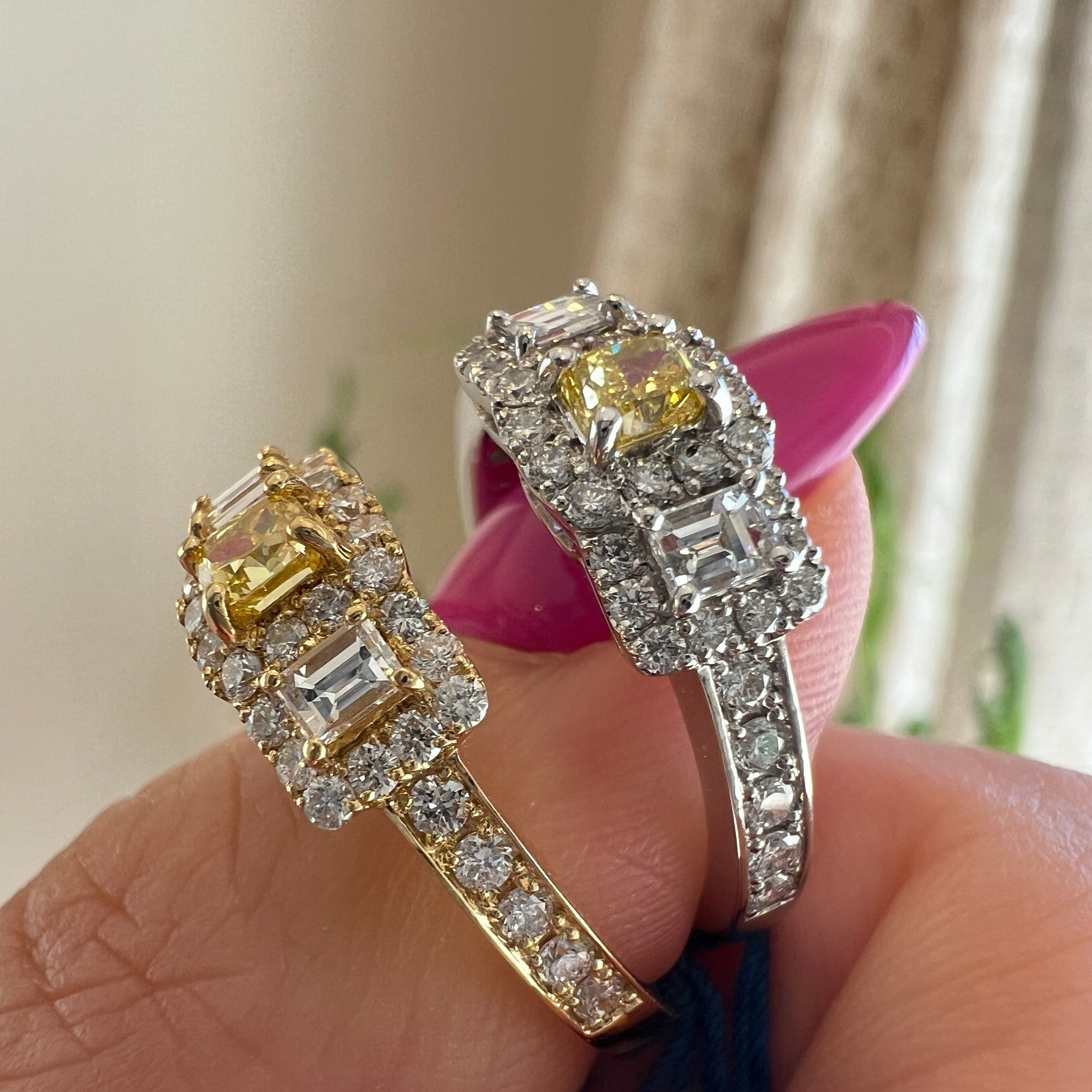 FVY SI2〜FIY SI1 CGL EM イエローダイヤ リング K18YG|A Jewelry Box 公式通販サイト