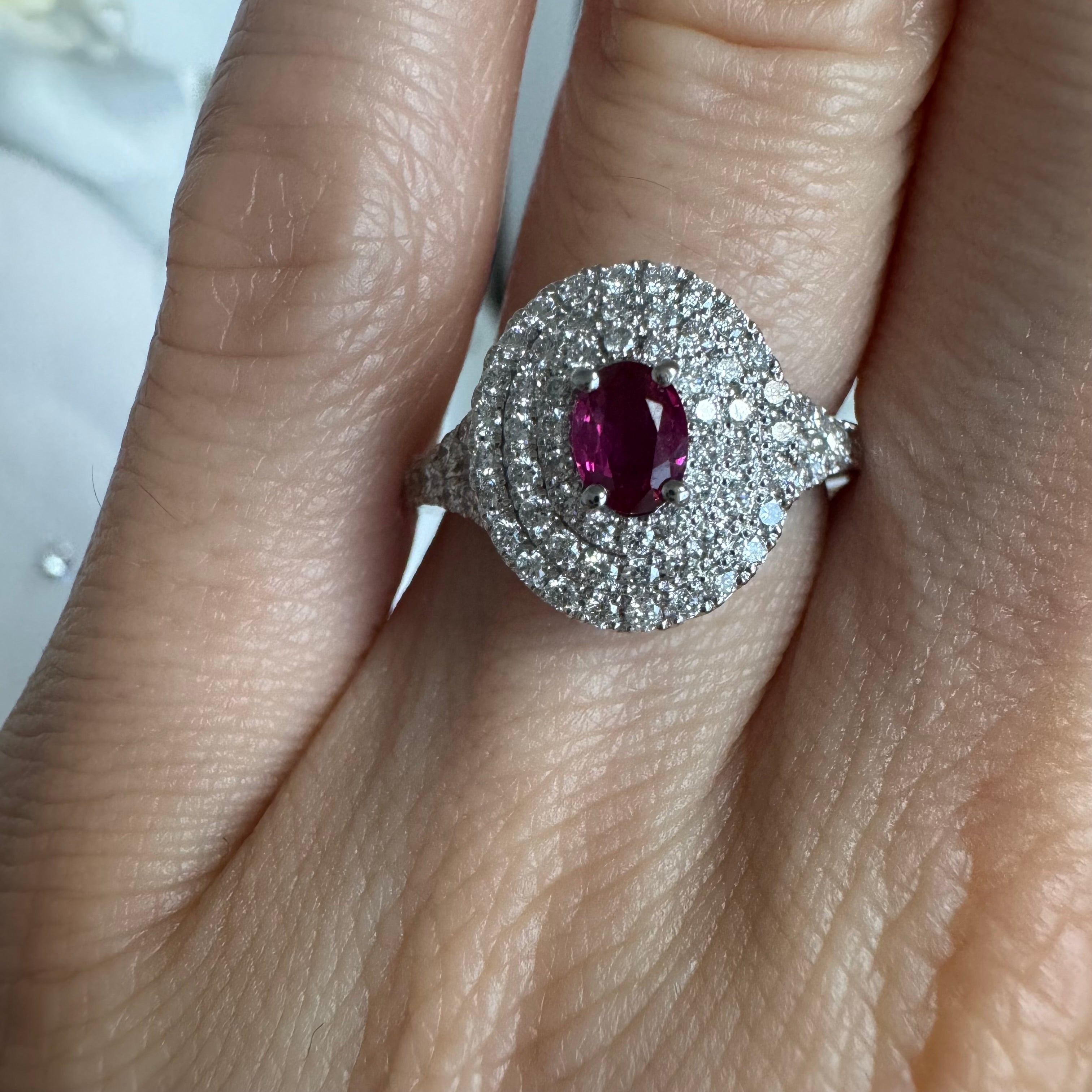 希少 ルビー 中石0.34CT前後 OV PT リング〜NO HEAT AIGS|A Jewelry Box 公式通販サイト