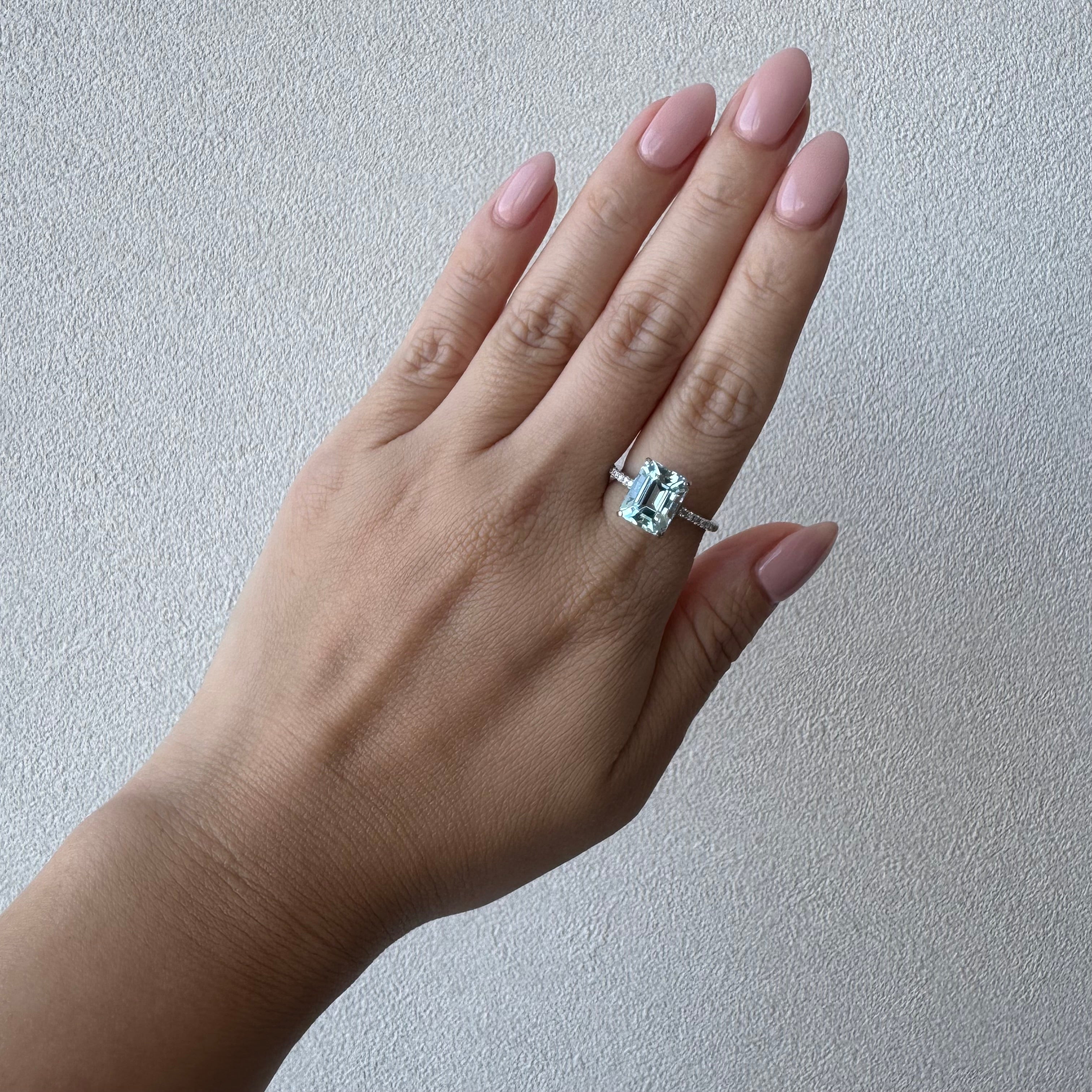 【フロリナ】リング モルガナイト/アクア/ペリドット 2ct前後 SQ|A Jewelry Box 公式通販サイト