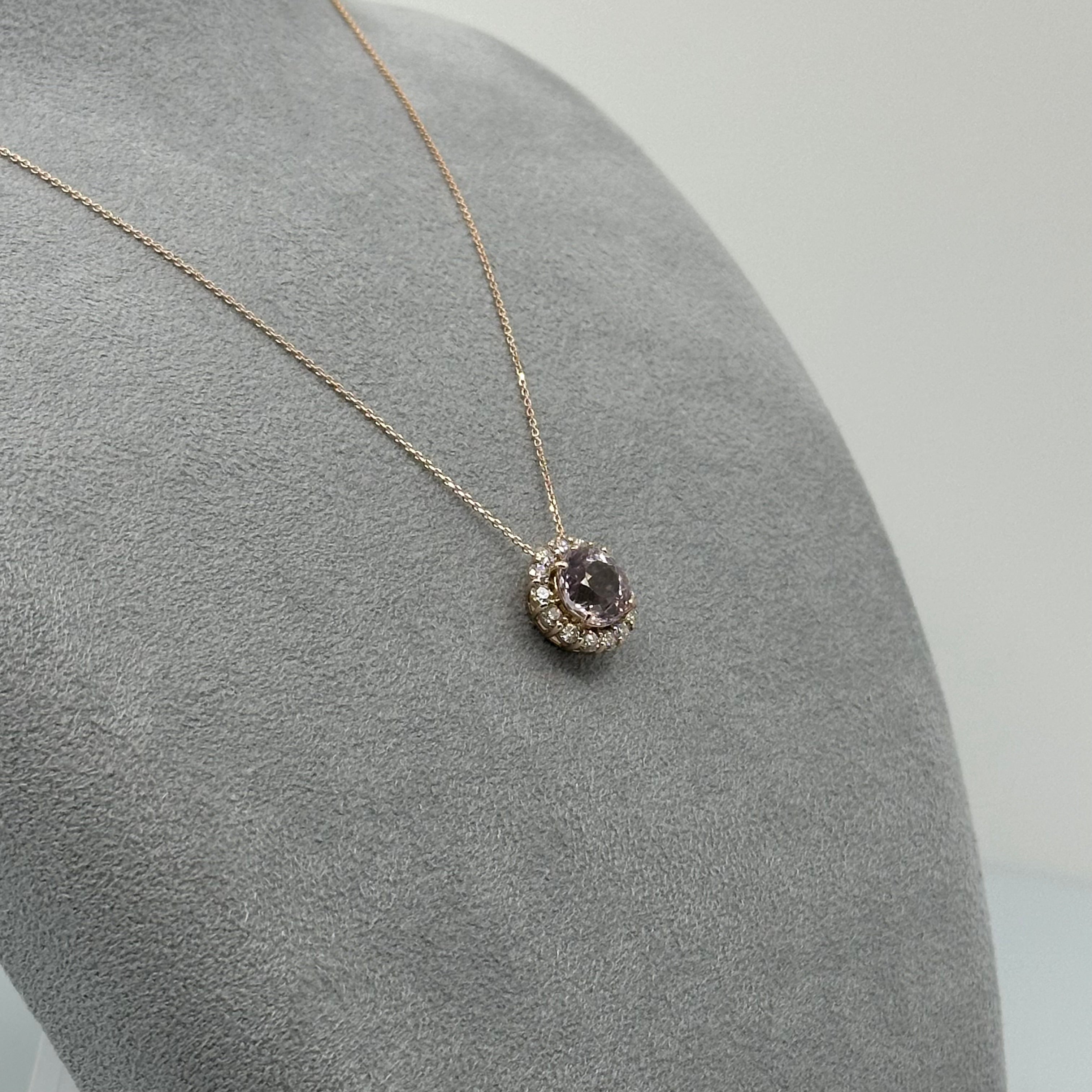 【2本限定/廃盤/まんまるちゃん】ネックレス クンツァイト 中石3ct前後 RO|A Jewelry Box 公式通販サイト