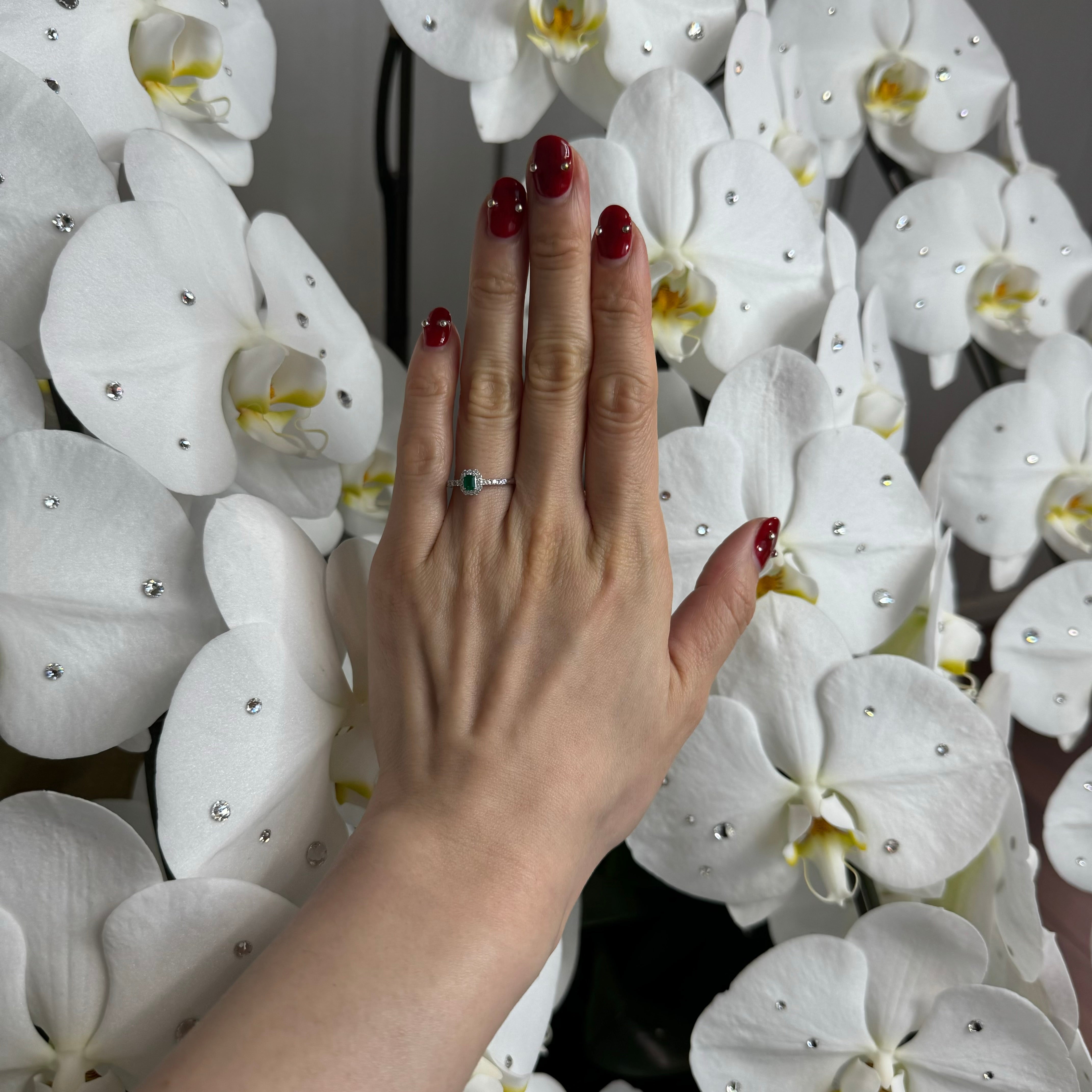 エメラルド 中石0.17CT前後 EM リング〜綺麗なエメラルド|A Jewelry Box 公式通販サイト