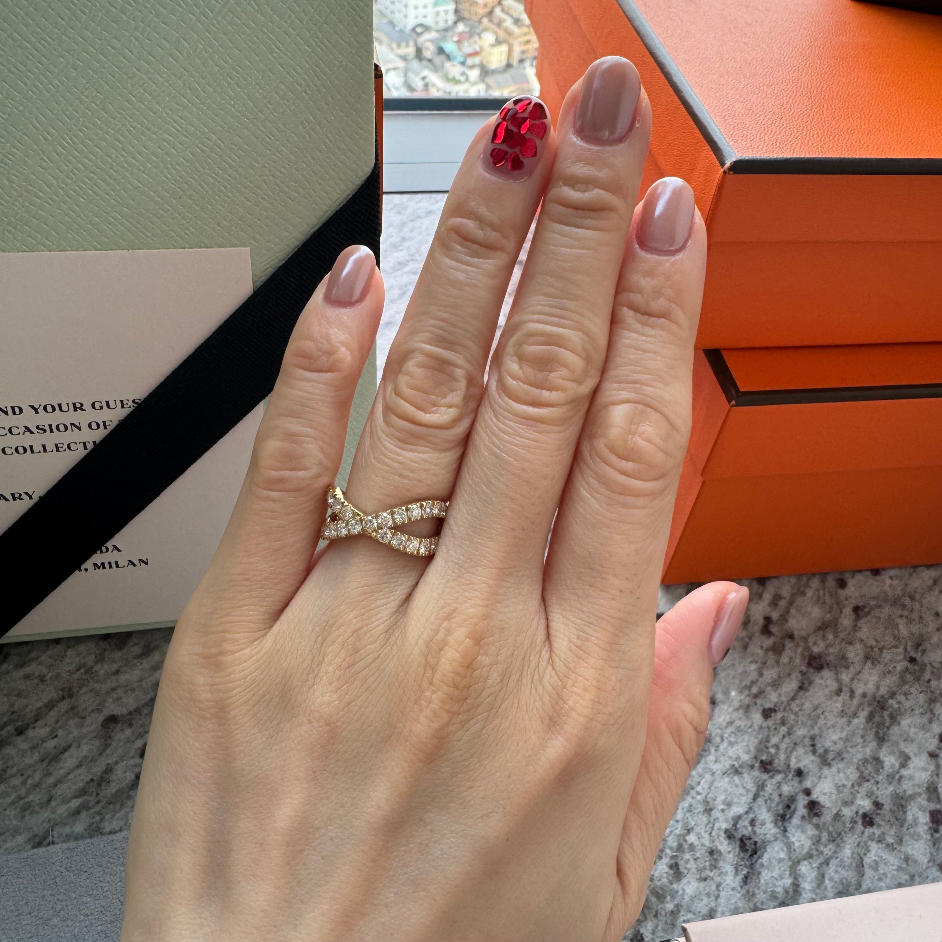 あひるインフィニティーリング D1.5ct前後 PT/K18YG/K18PG〜|A Jewelry Box 公式通販サイト