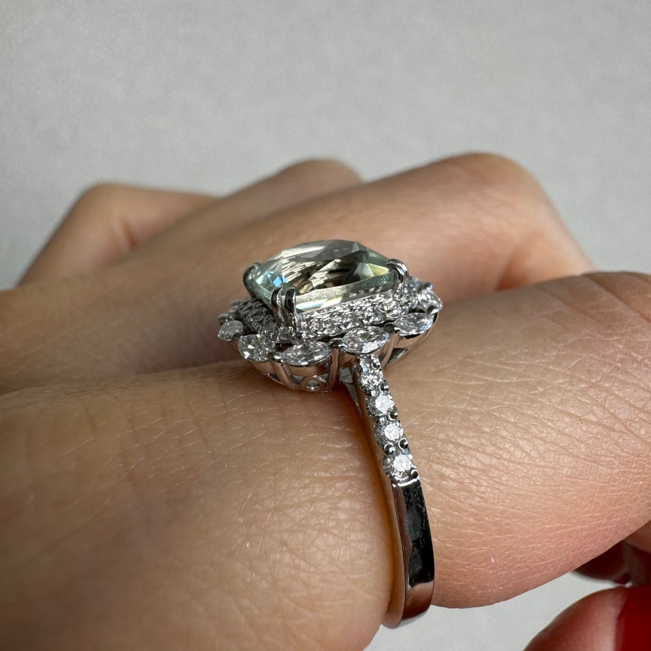 【マドンナリリー】リング ライトアメジスト/グリーンアメジスト|A Jewelry Box 公式通販サイト