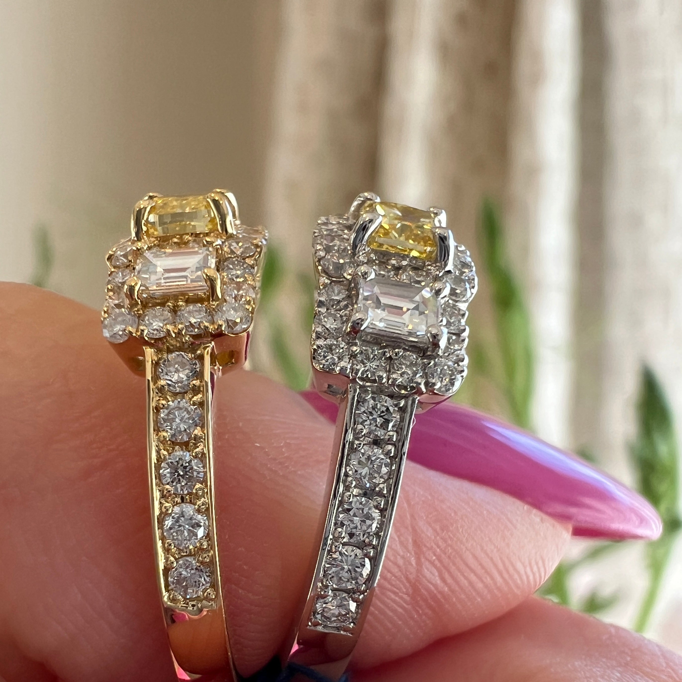 FVY SI2〜FIY SI1 CGL EM イエローダイヤ リング K18YG|A Jewelry Box 公式通販サイト