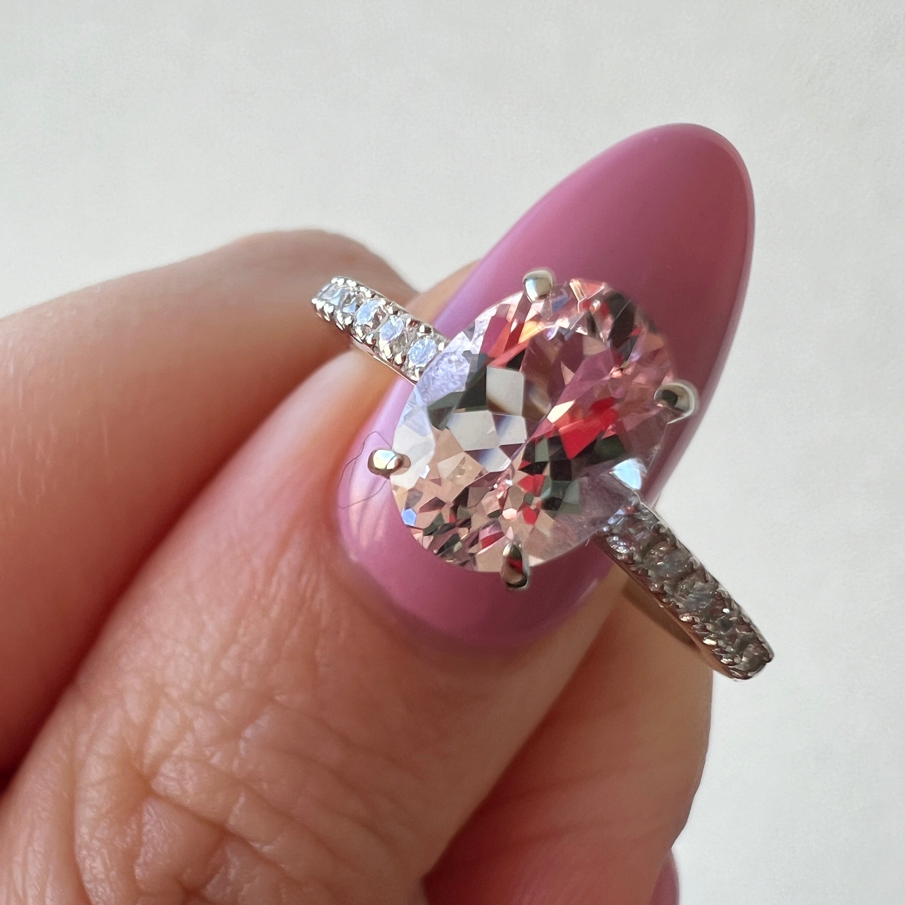 マリンちゃん(ラメールの恋人)モルガナイトPTリング|A Jewelry Box 公式通販サイト