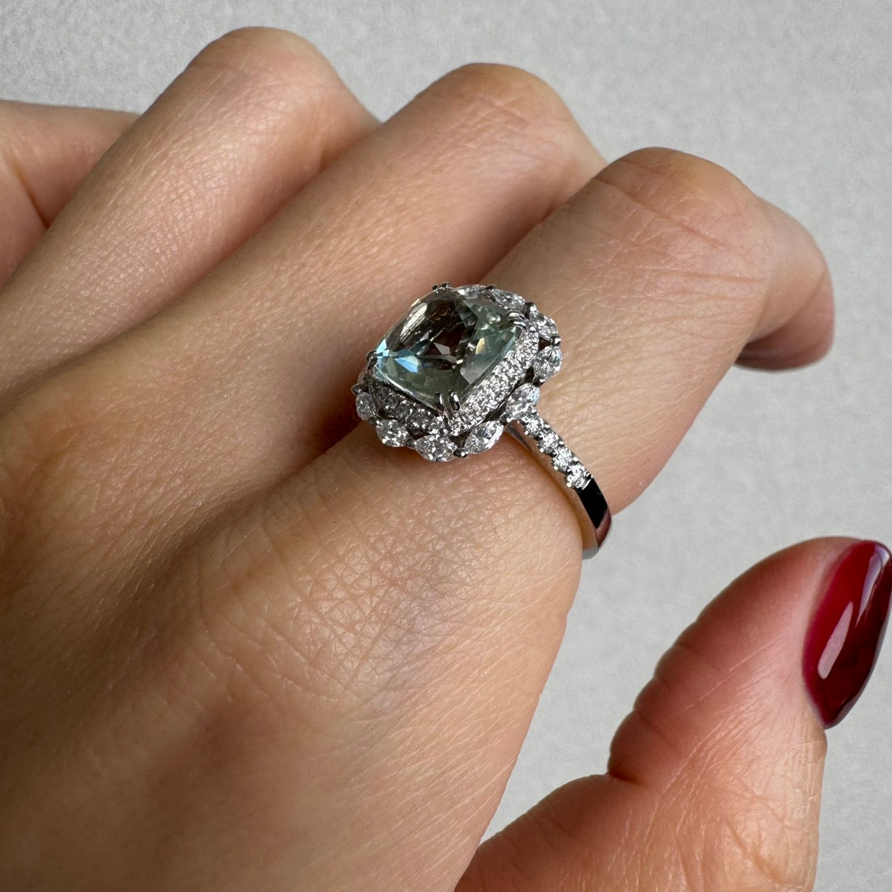 【マドンナリリー】リング ライトアメジスト/グリーンアメジスト|A Jewelry Box 公式通販サイト