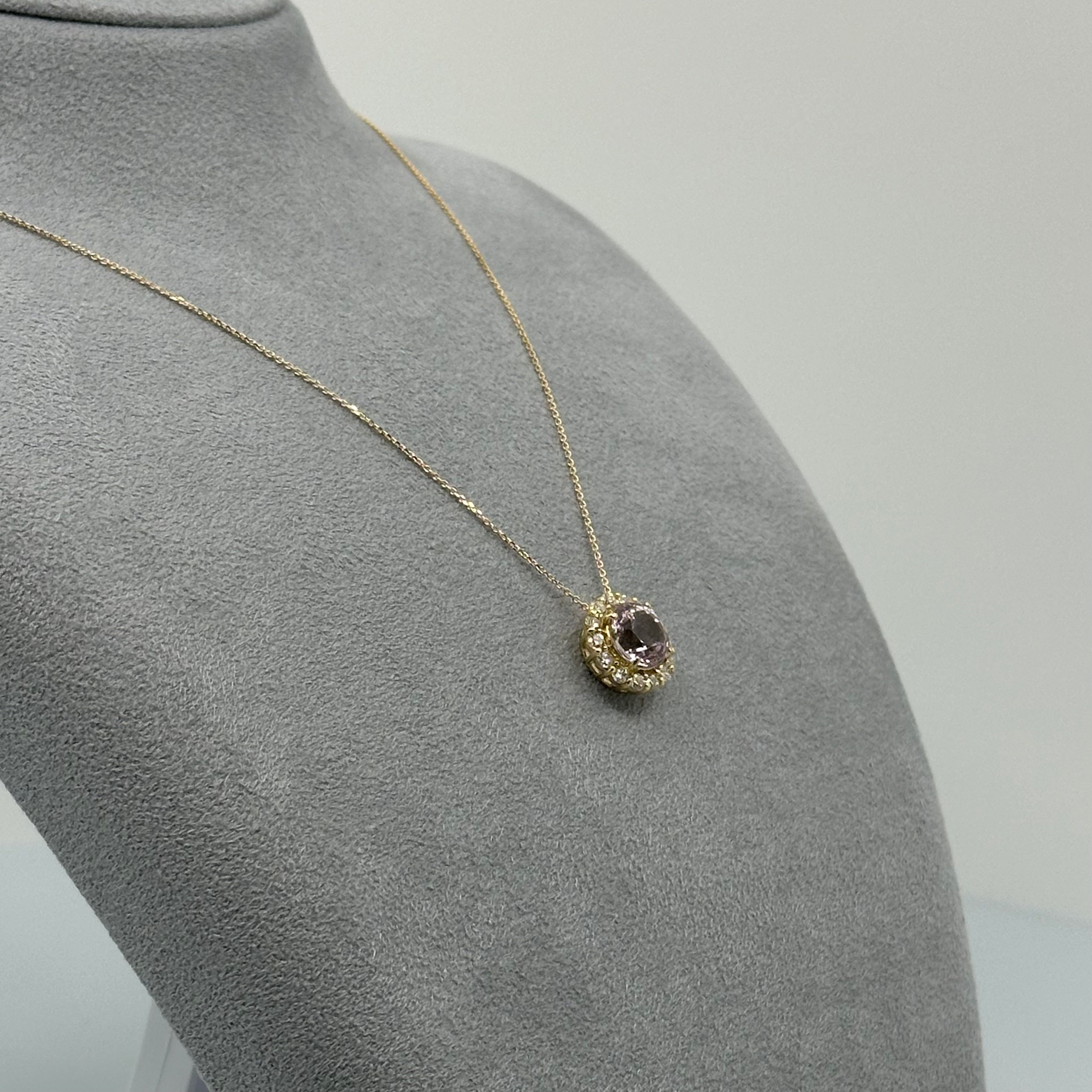 【2本限定/廃盤/まんまるちゃん】ネックレス クンツァイト 中石3ct前後 RO|A Jewelry Box 公式通販サイト