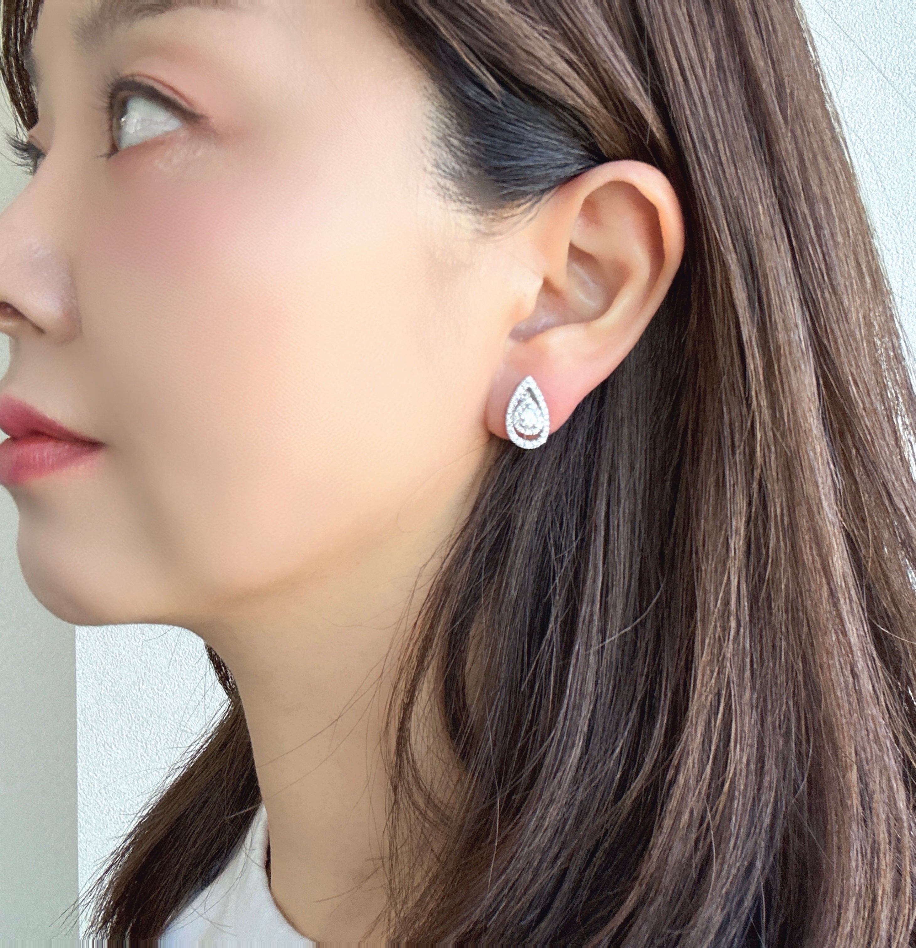 新作 ブランシェ 中石0.18CT前後×2 PS ピアス〜G SI保証 ノーソート|A Jewelry Box 公式通販サイト